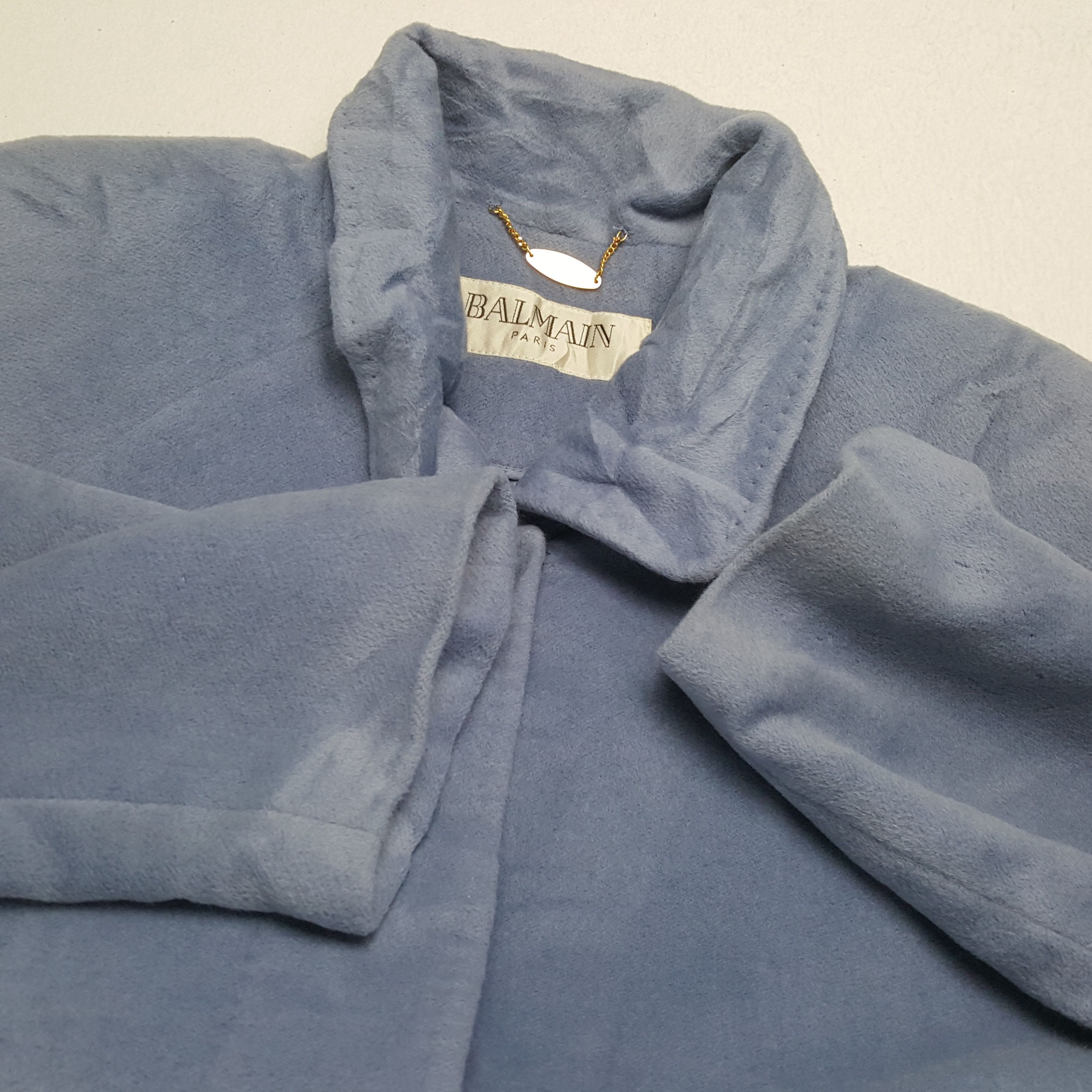 Balmain × Vintage BALMAIN PARIS Winter Fashion Style Long Coat Jacket Size US M / EU 48-50 / 2 - 9 Thumbnail