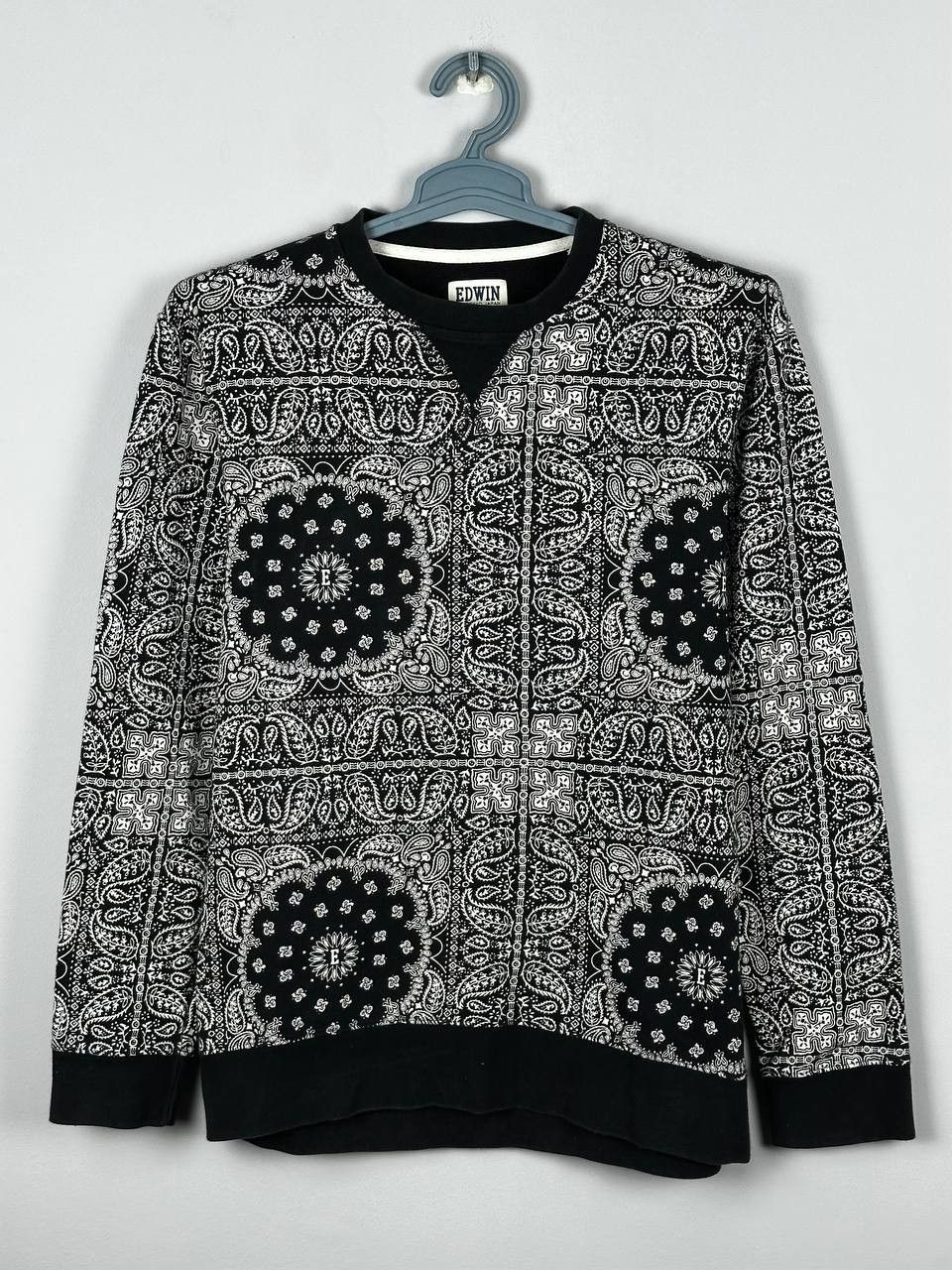 Edwin Edwin Bandana Paisley Black Sweatshirt Streetwear Size US M / EU 48-50 / 2 - 1 Thumbnail