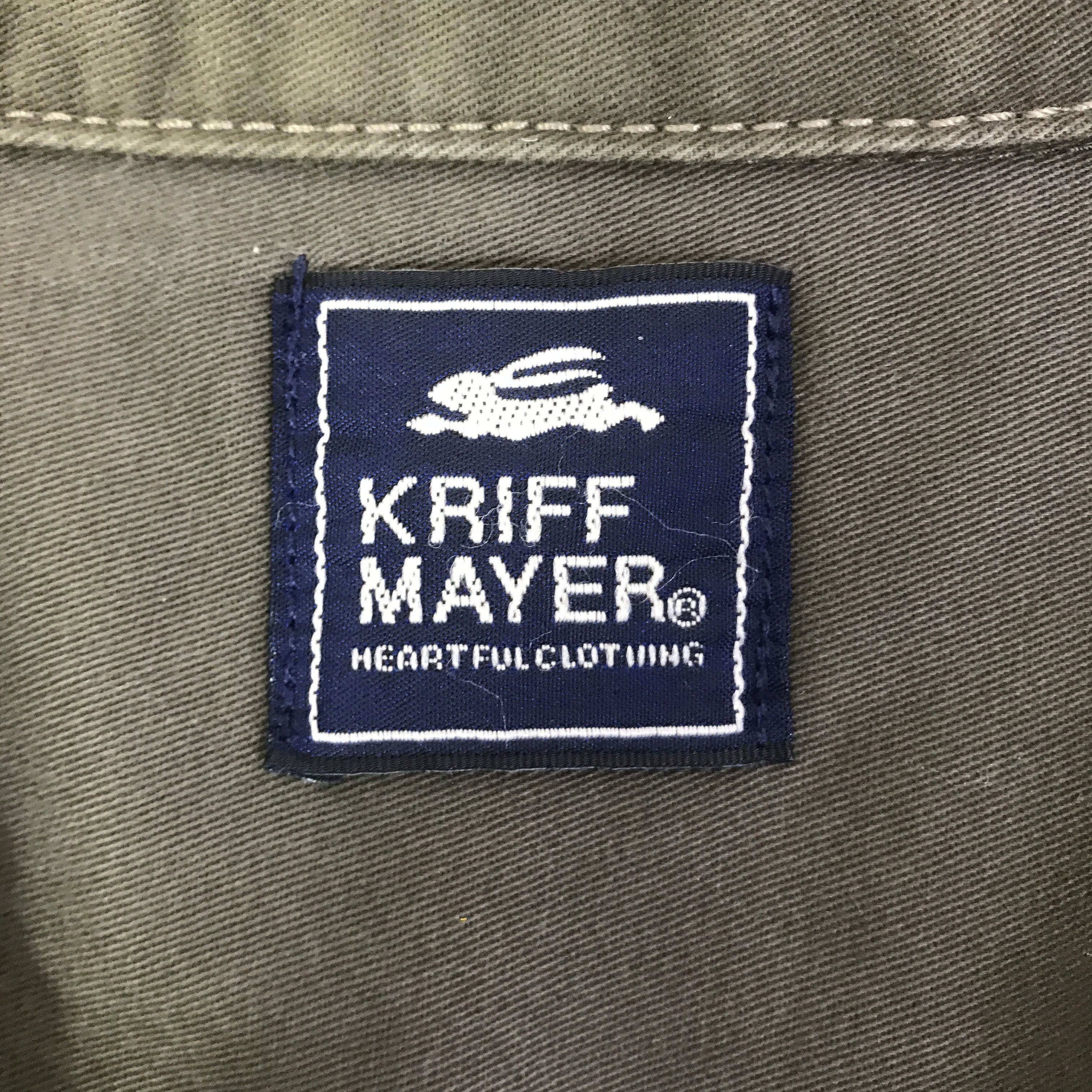 Japanese Brand kriff mayer army style button up shirt K116B29 Size US L / EU 52-54 / 3 - 9 Thumbnail