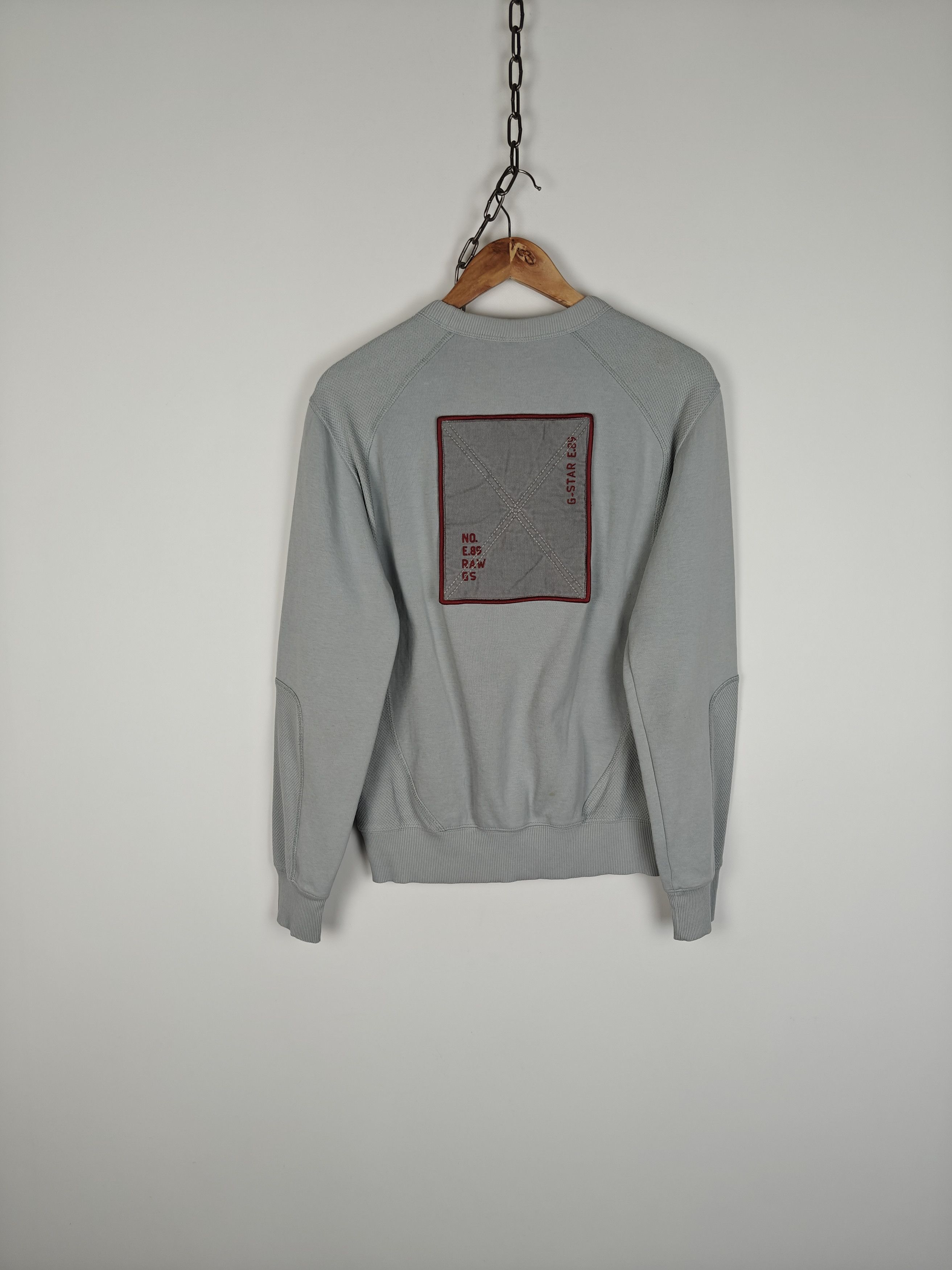G-Star G-Star Raw Sweatshirt Crewneck Moto Pullover Gray S Size US S / EU 44-46 / 1 - 8 Thumbnail