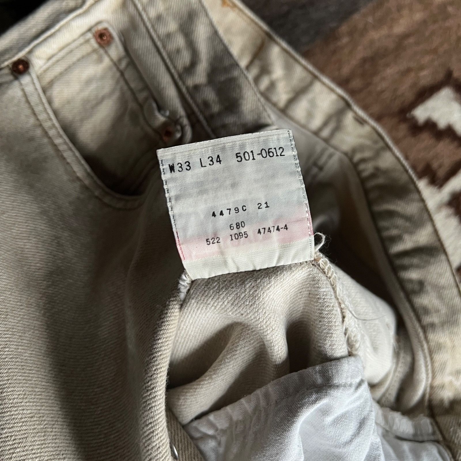 Levi's Levi’s 501 USA Made Vintage Denim Jeans 9804AC Size US 33 - 9 Thumbnail