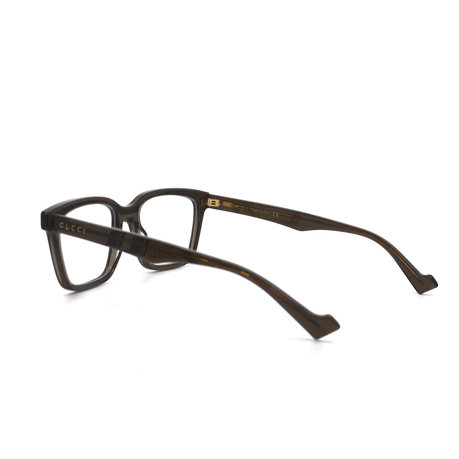 Gucci NEW Gucci GG0964O 003 Grey Transparent Authentic Eyeglasses Size ONE SIZE - 6 Thumbnail