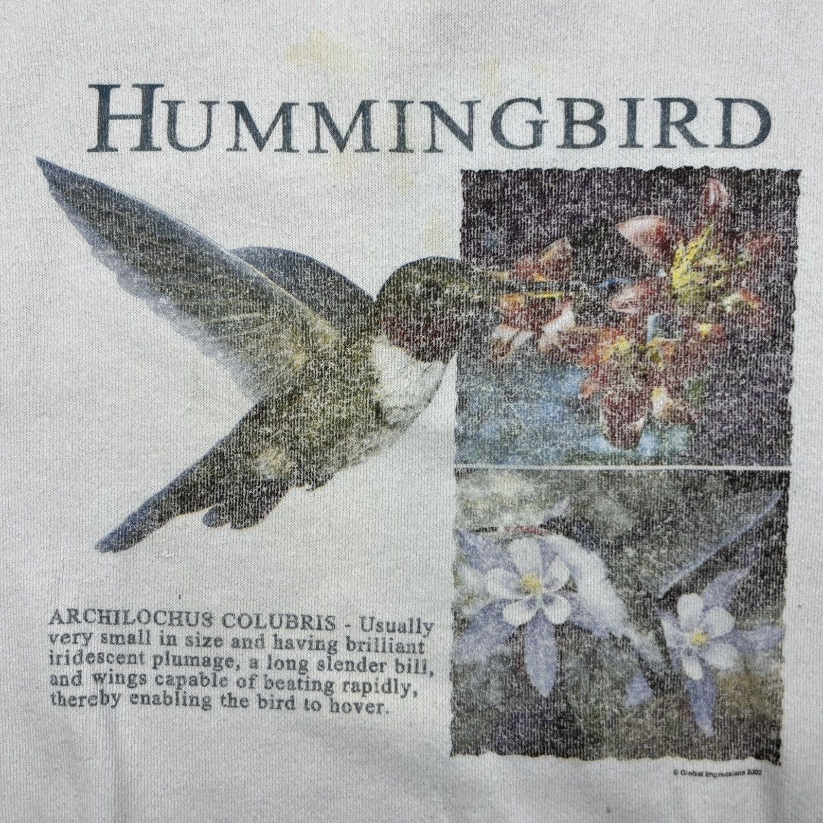 Vintage Vintage 2002 Humming Bird Sweatshirt Large Animal Pullover Size US L / EU 52-54 / 3 - 2 Thumbnail