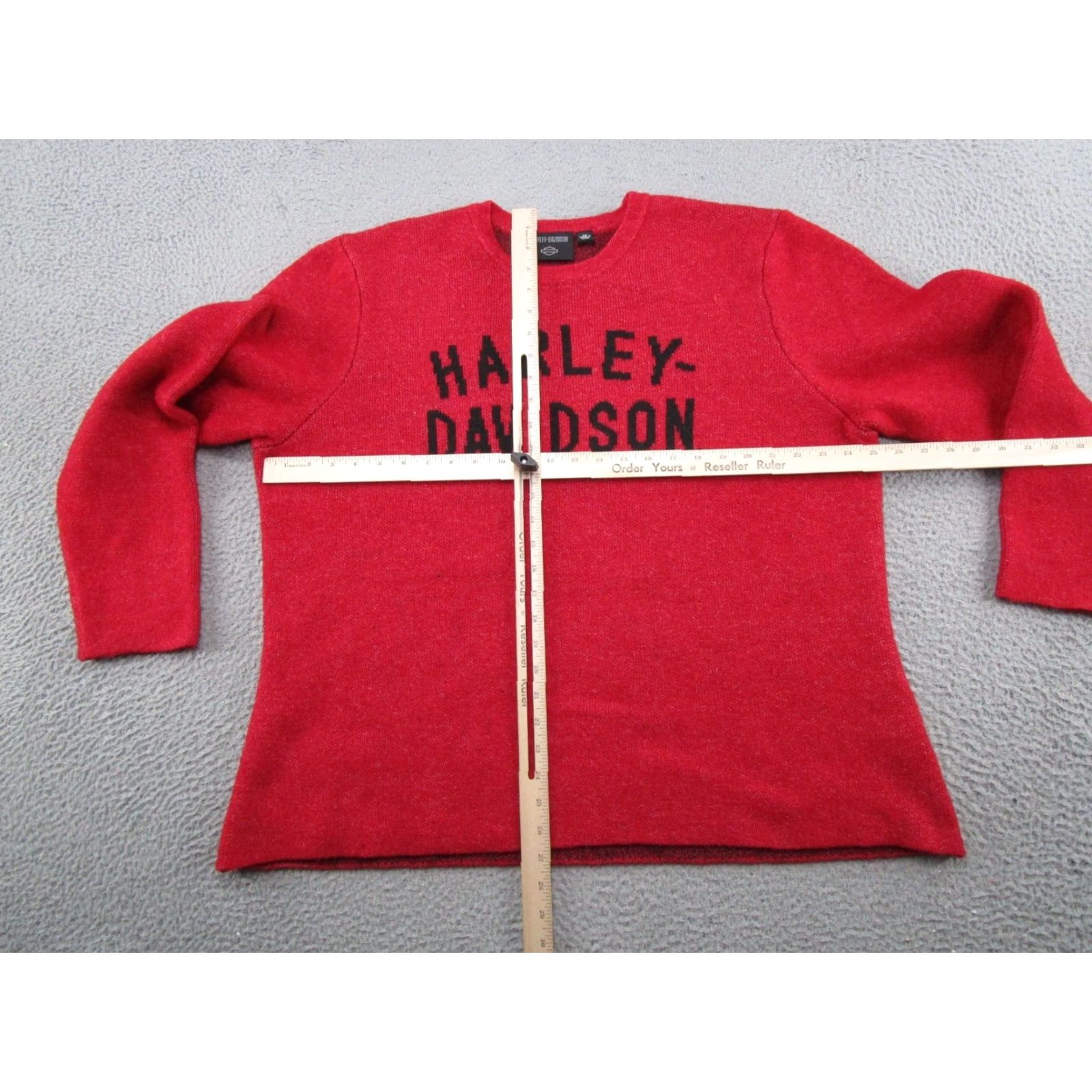 Harley Davidson Harley-Davidson Knit Pullover Sweater Women’s Size 3W Red Spell Out Biker Shirt? Size XXL / US 16-18 / IT 52-54 - 5 Thumbnail