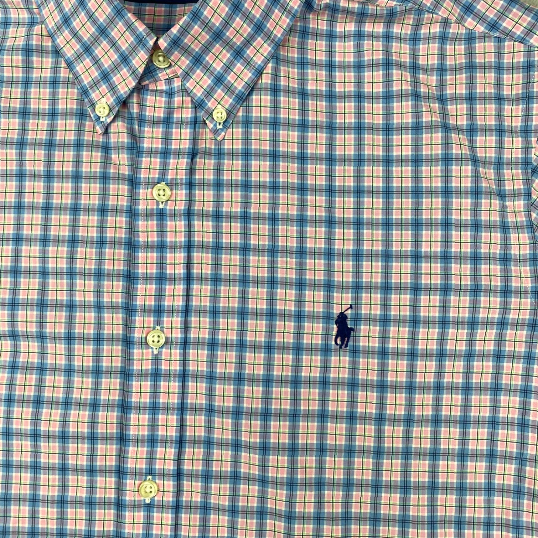 Ralph Lauren Ralph Lauren Button-Down Shirt Mens XL Multicolor Plaid Long Sleeve 100% Cotton Size US XL / EU 56 / 4 - 4 Thumbnail