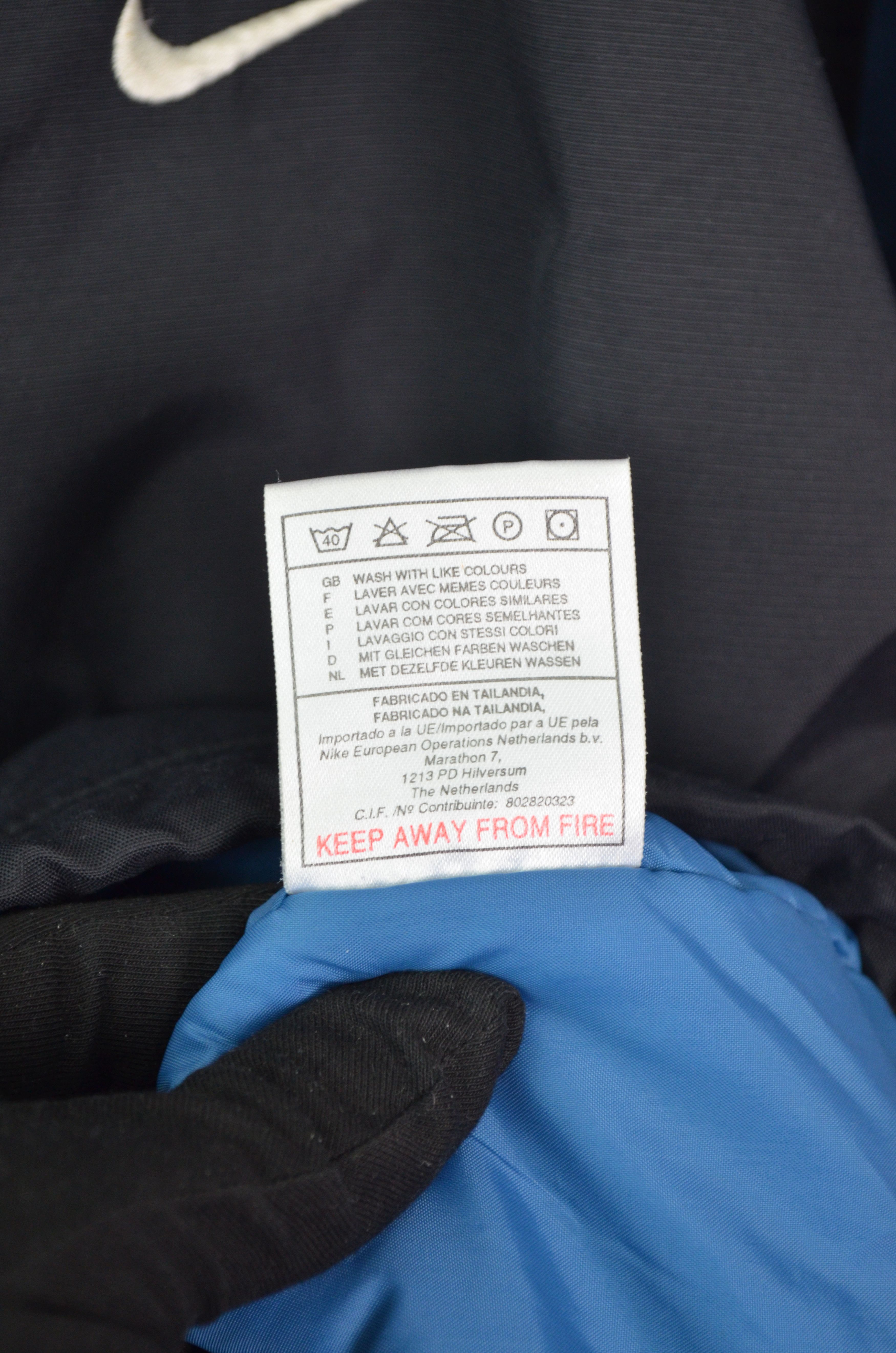 Nike × Vintage 90s Vintage Nike 1/4 Zip Embroided Logo Nylon Anorak Jacket Size US M / EU 48-50 / 2 - 10 Thumbnail