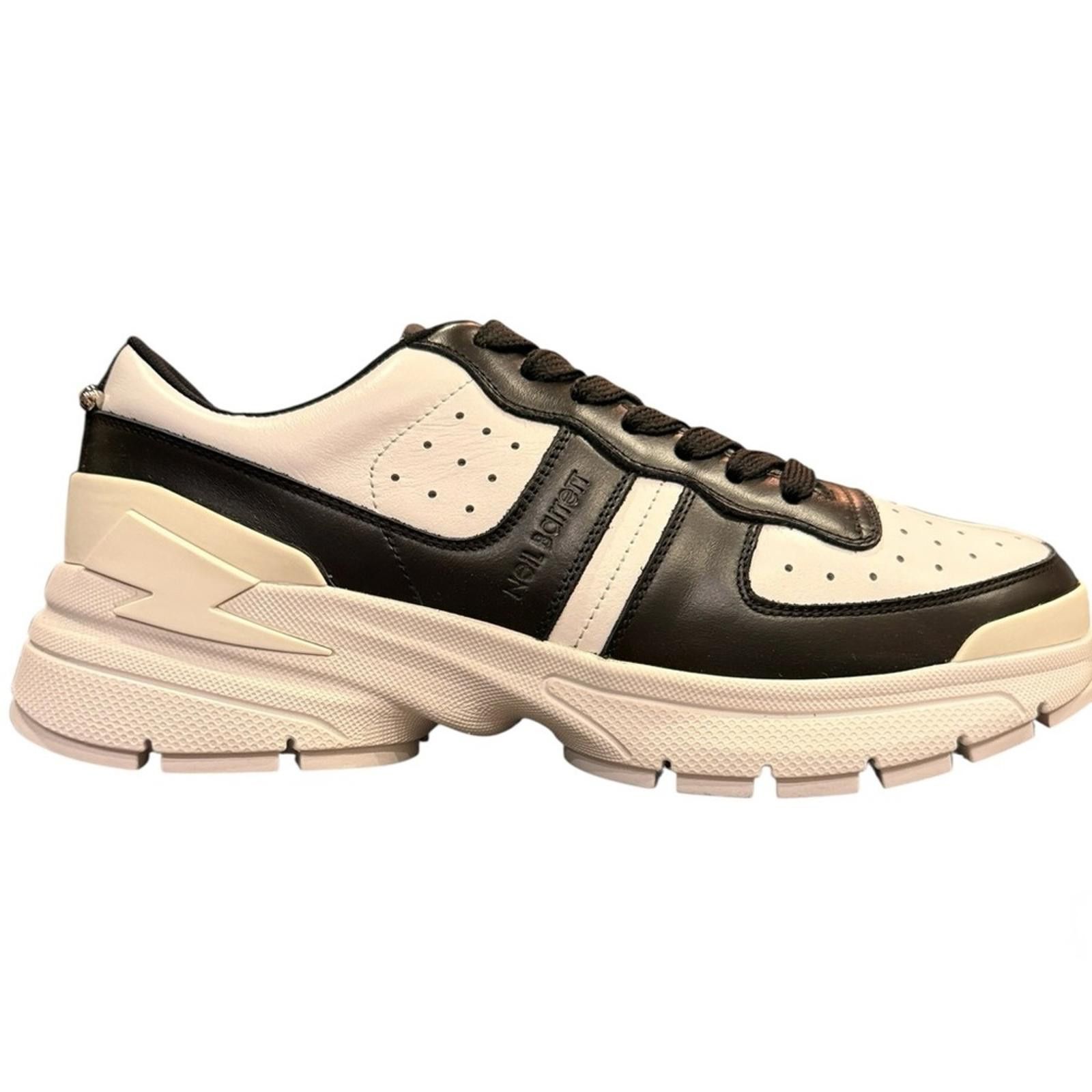 Neil Barrett Neil Barrett Hybrid Bolt 09Leather Sneakers Sz 8 Size US 8 / EU 41 - 3 Thumbnail