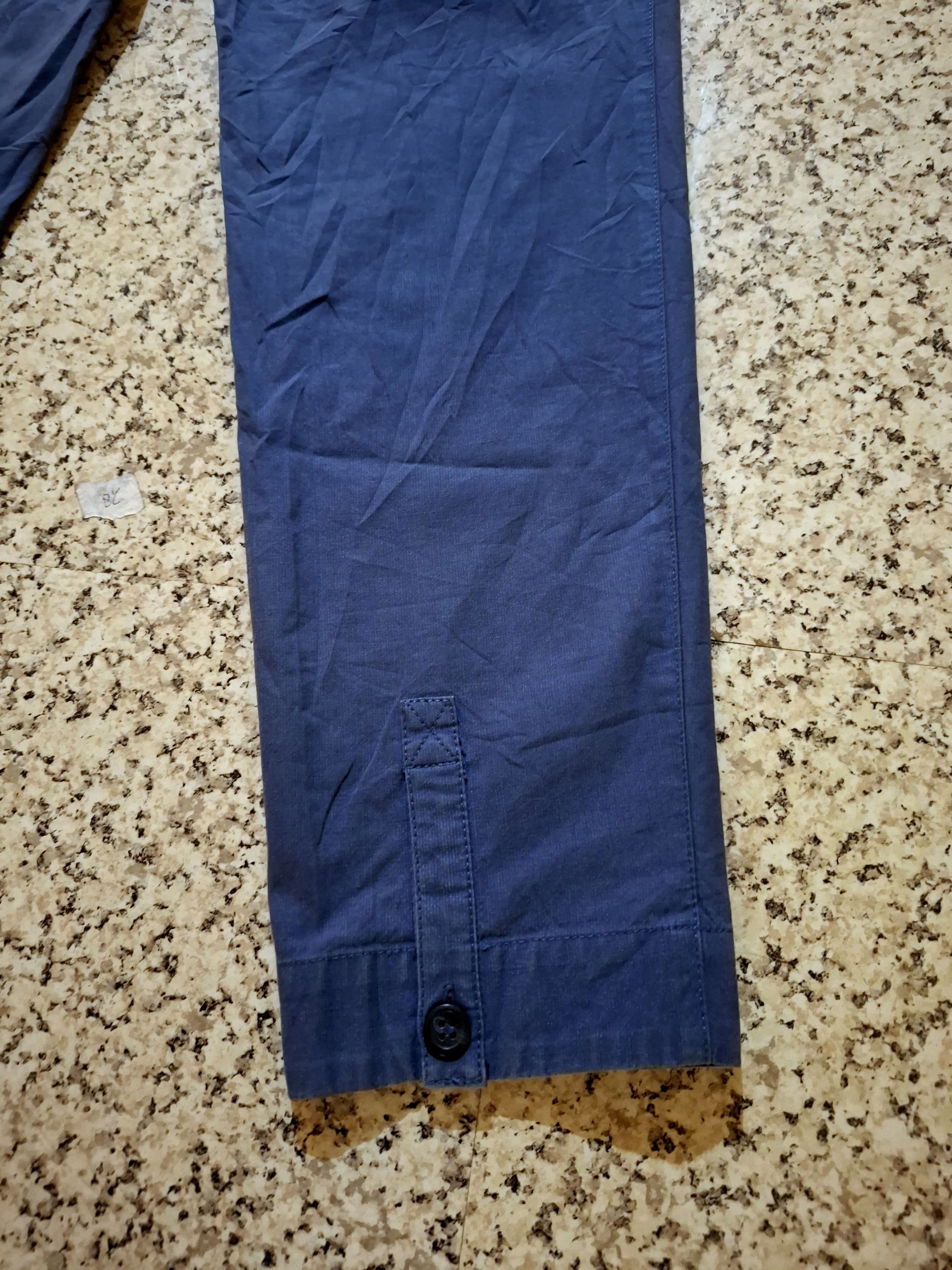 A.P.C. VINTAGE A.P.C. Blue Adjustable Button Cuff Tapered Chinos Size 28" / US 6 / IT 42 - 10 Thumbnail