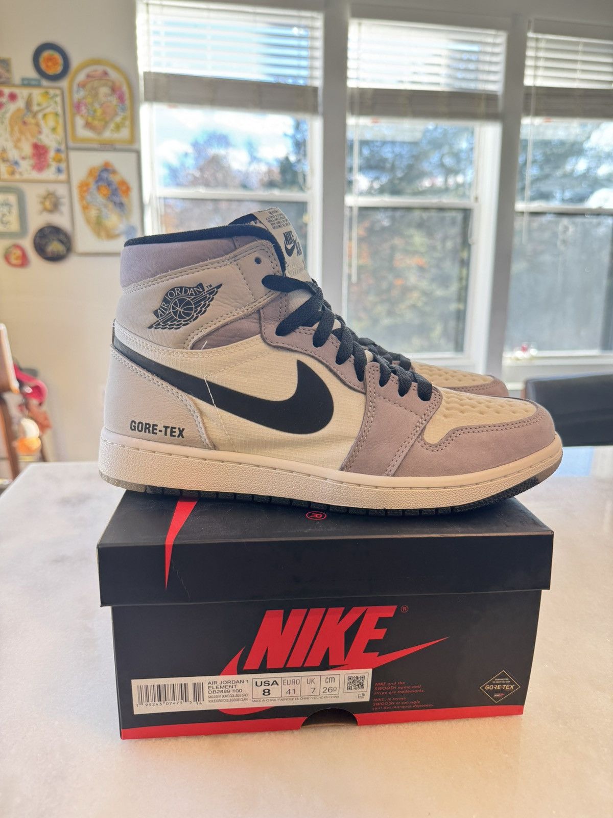 Nike Nike Air Jordan 1 High Element Gore-Tex Size US 8 / EU 41 - 2 Thumbnail