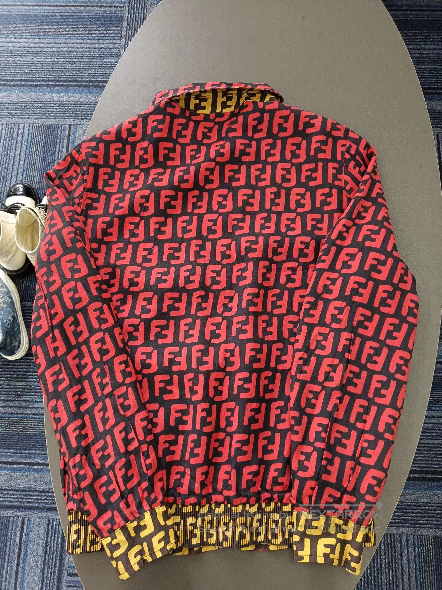 Fendi fendi reversible logo jacket yellow red. Size US L / EU 52-54 / 3 - 4 Thumbnail