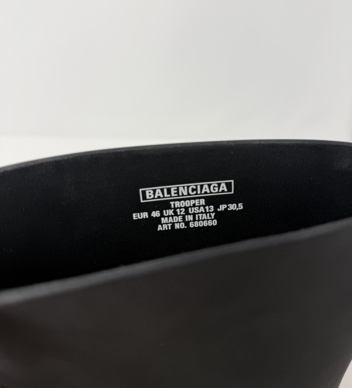 Balenciaga Balenciaga Trooper Rubber Boots Black Size US 13 / EU 46 - 7 Thumbnail