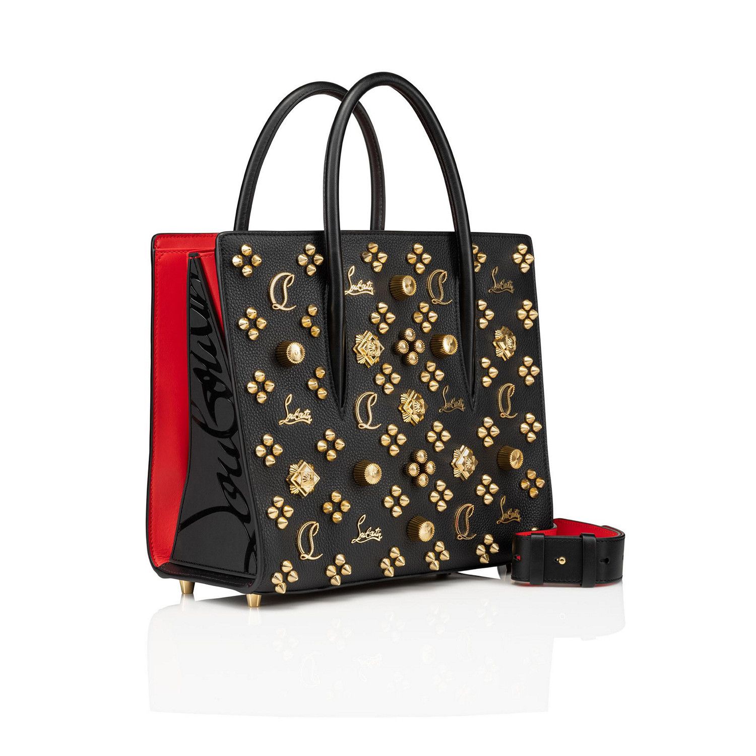 Christian Louboutin o1s1wg110125 Size:OS/Seville Tote Bag in Black Size ONE SIZE - 4 Thumbnail