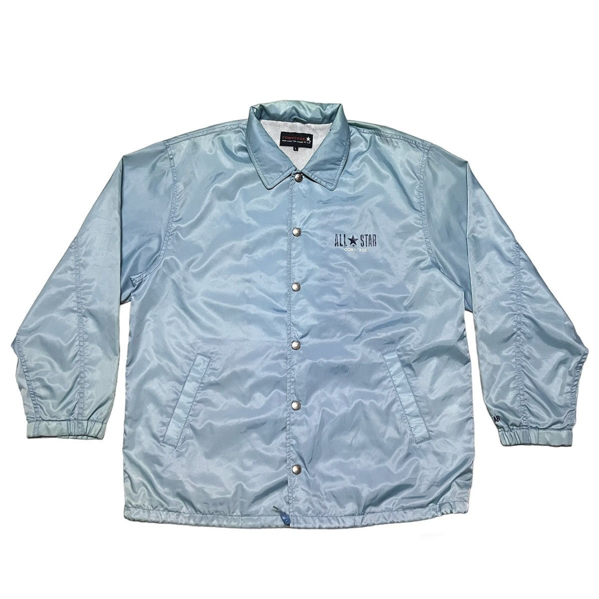 Converse Vintage Converse All Star Big Logo Coach Jacket Size US L / EU 52-54 / 3 - 2 Thumbnail