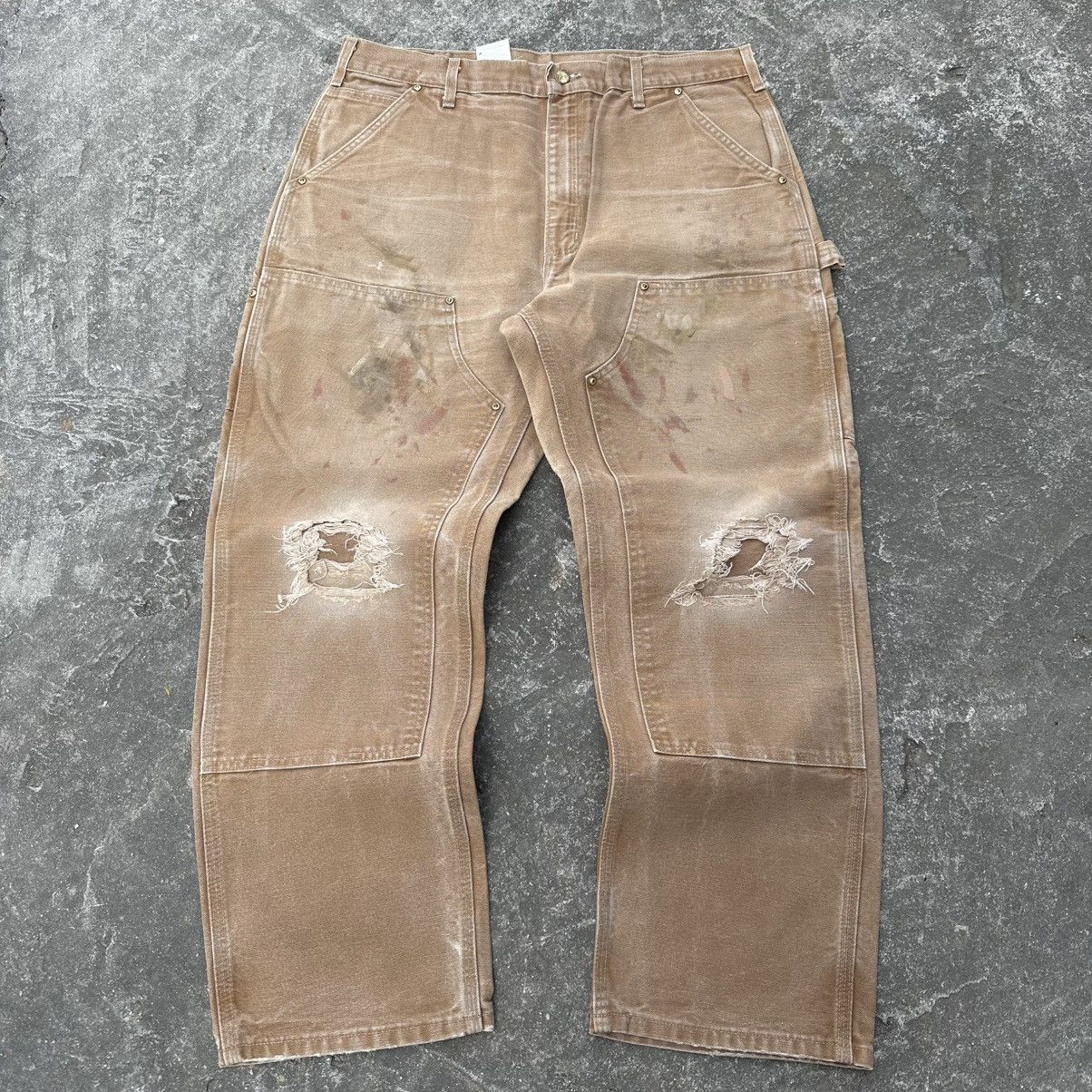 (36x29.5) Grail Crazy Vintage Faded Carhartt Double Knee