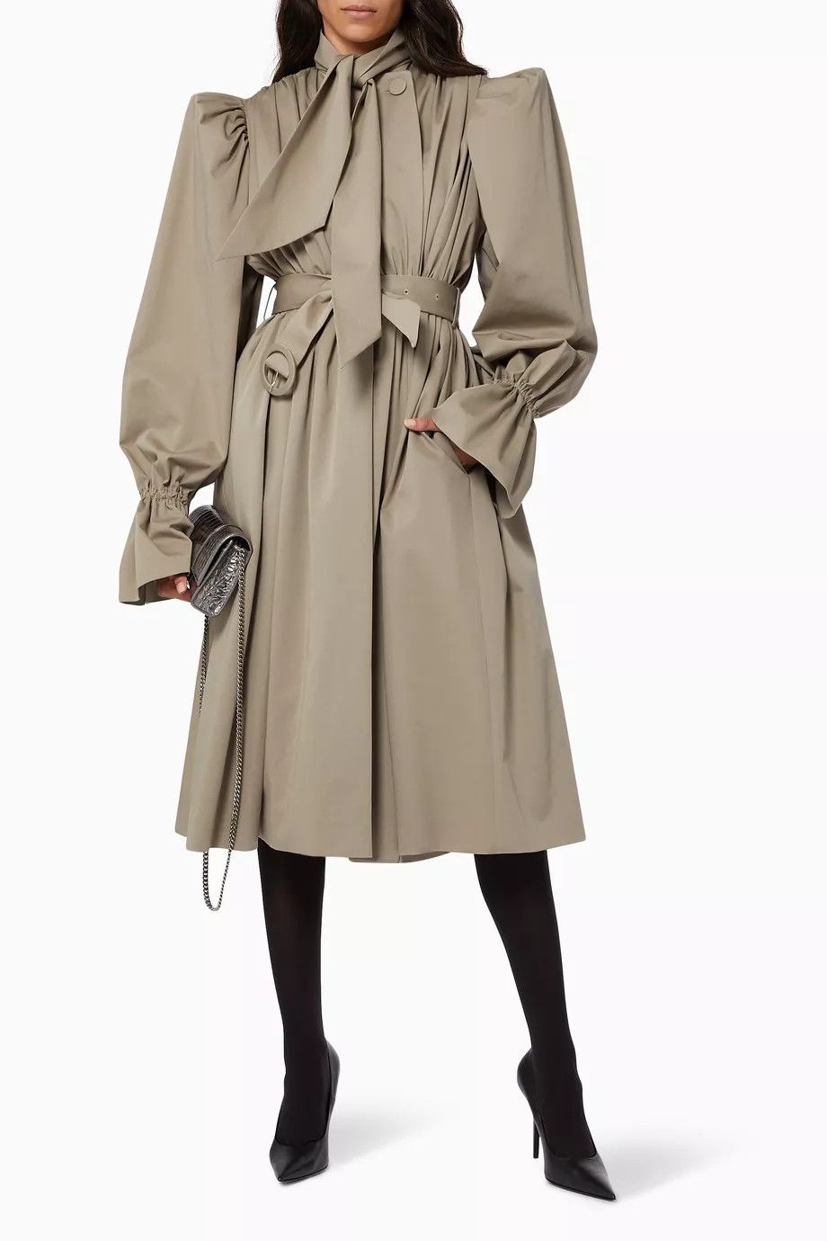 Balenciaga o1y0625 Overcoat in Gray Size M / US 6-8 / IT 42-44 - 3 Thumbnail