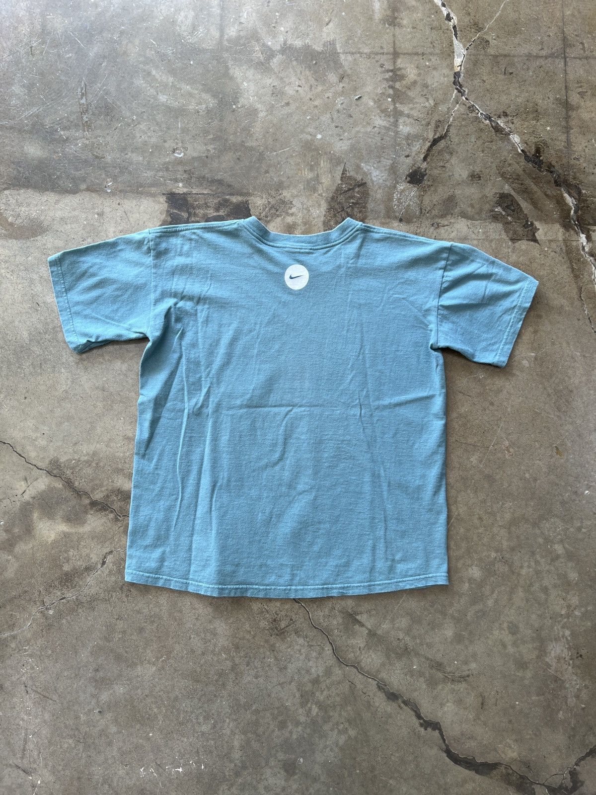 Nike × Vintage Vintage 90s Nike Swoosh Basketball Tee Large Size US L / EU 52-54 / 3 - 4 Thumbnail