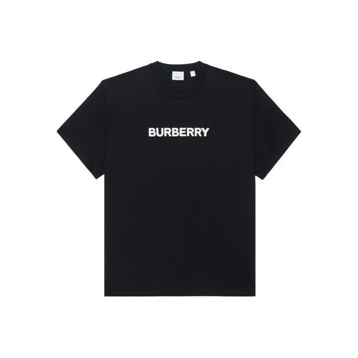 Burberry Burberry Burberry Black Letter Print Short Sleeve T-Shirt- Size US XXL / EU 58 / 5 - 1 Thumbnail