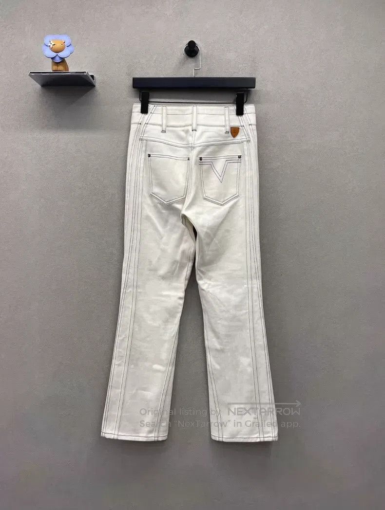 Louis Vuitton Louis Vuitton White Denim Pants Size US 36 / EU 52 - 2 Thumbnail