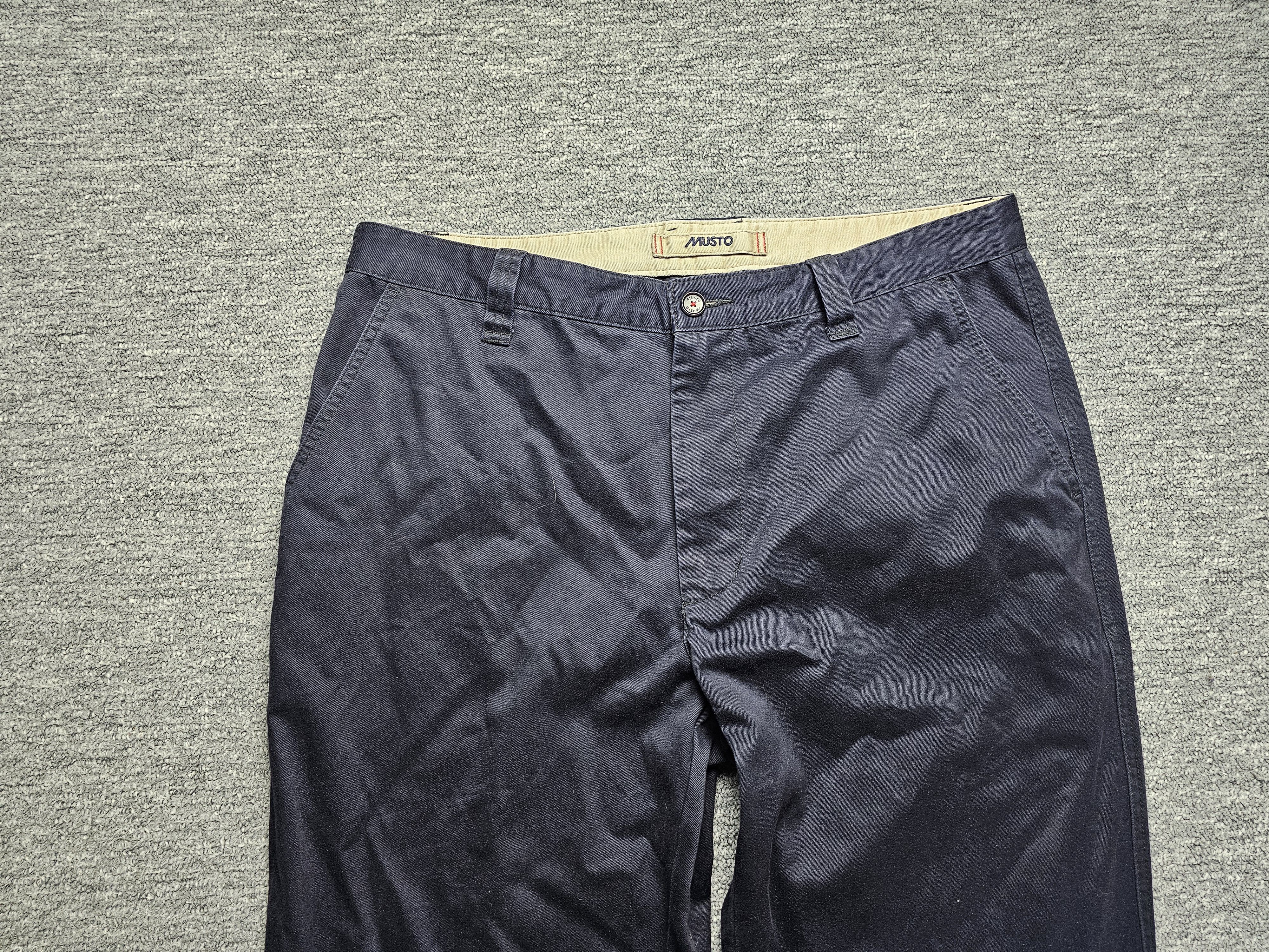 Musto Musto Navy Straight Leg Chino Trousers Sailing Outdoor 36L Size US 36 / EU 52 - 4 Thumbnail