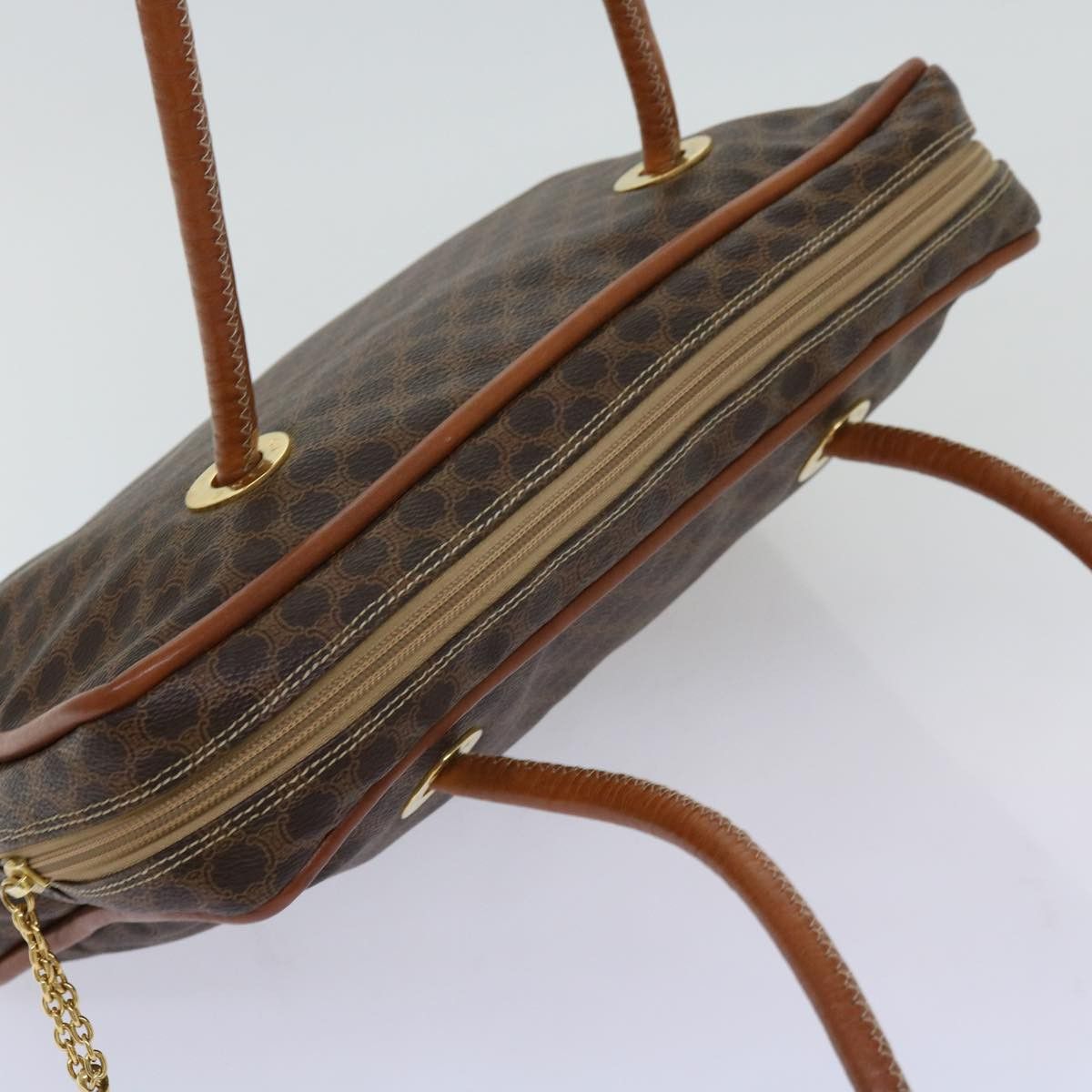 Celine CELINE Macadam Canvas Shoulder Bag Pvc Brown Size ONE SIZE - 6 Thumbnail