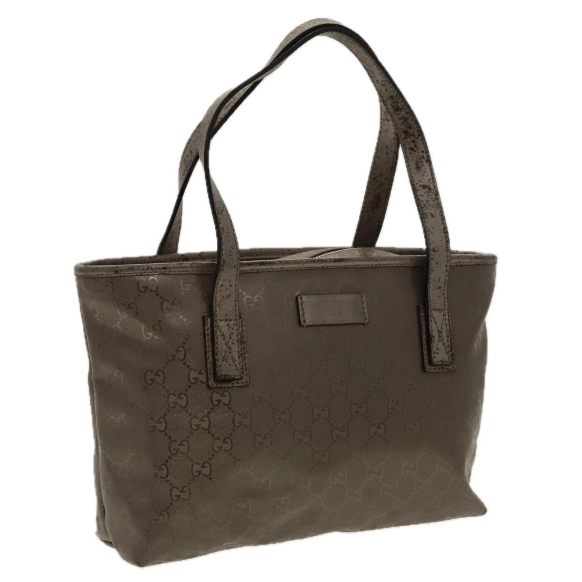 Gucci GUCCI GG Implementation Tote Bag Silver Metallic Size ONE SIZE - 1 Thumbnail