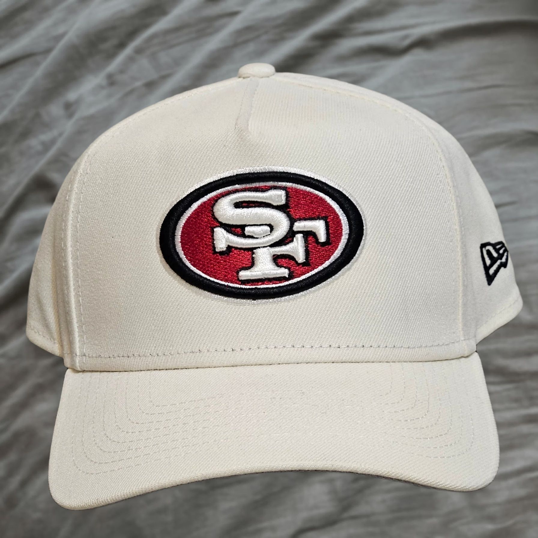New Era New Era NFL San Francisco 49ers Snapback Baseball Cap Hat Cream One Size Men Active Size ONE SIZE - 1 Thumbnail