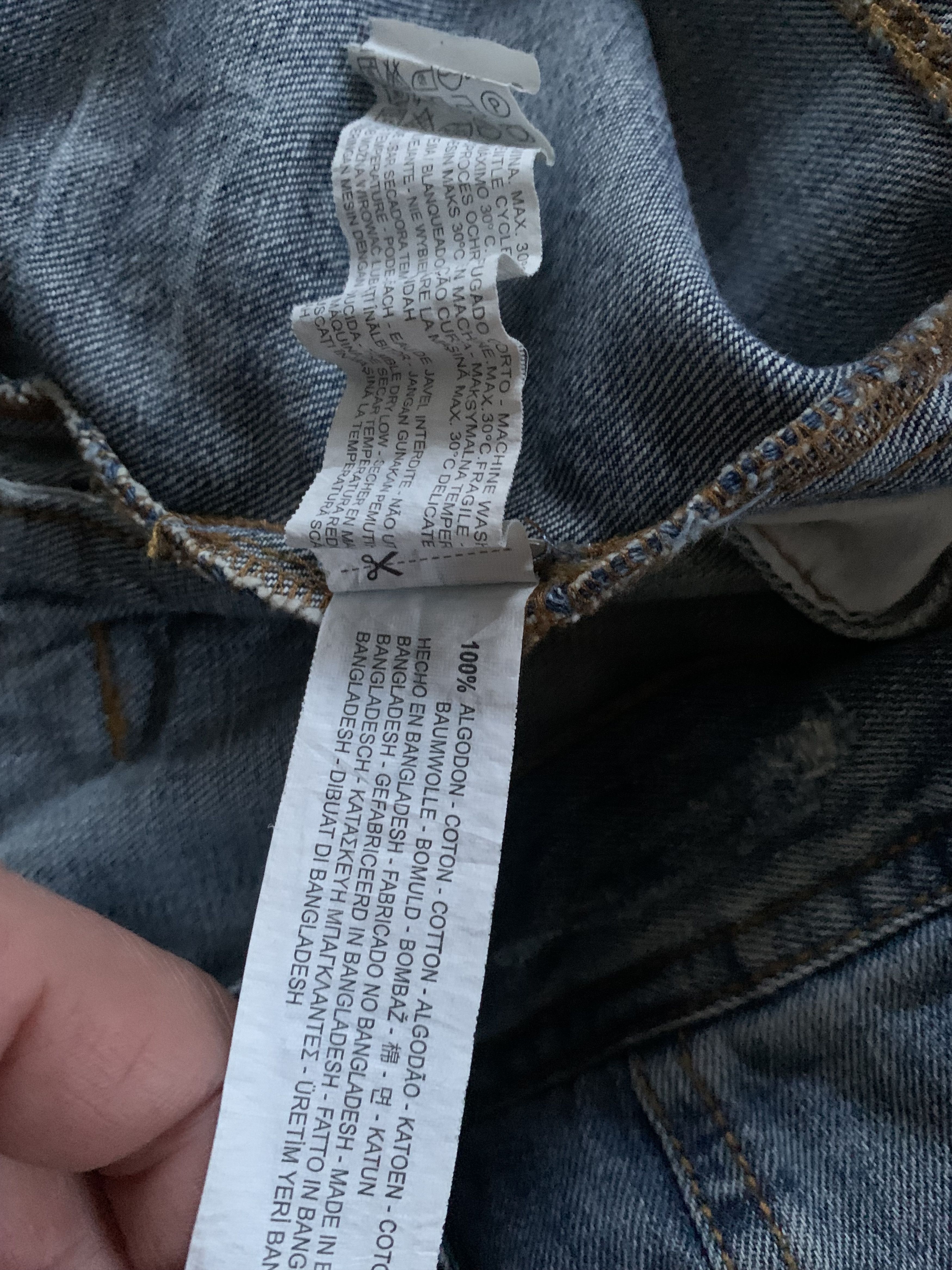 Bershka Bershka Mens Blue Denim Vest Size US S / EU 44-46 / 1 - 7 Thumbnail
