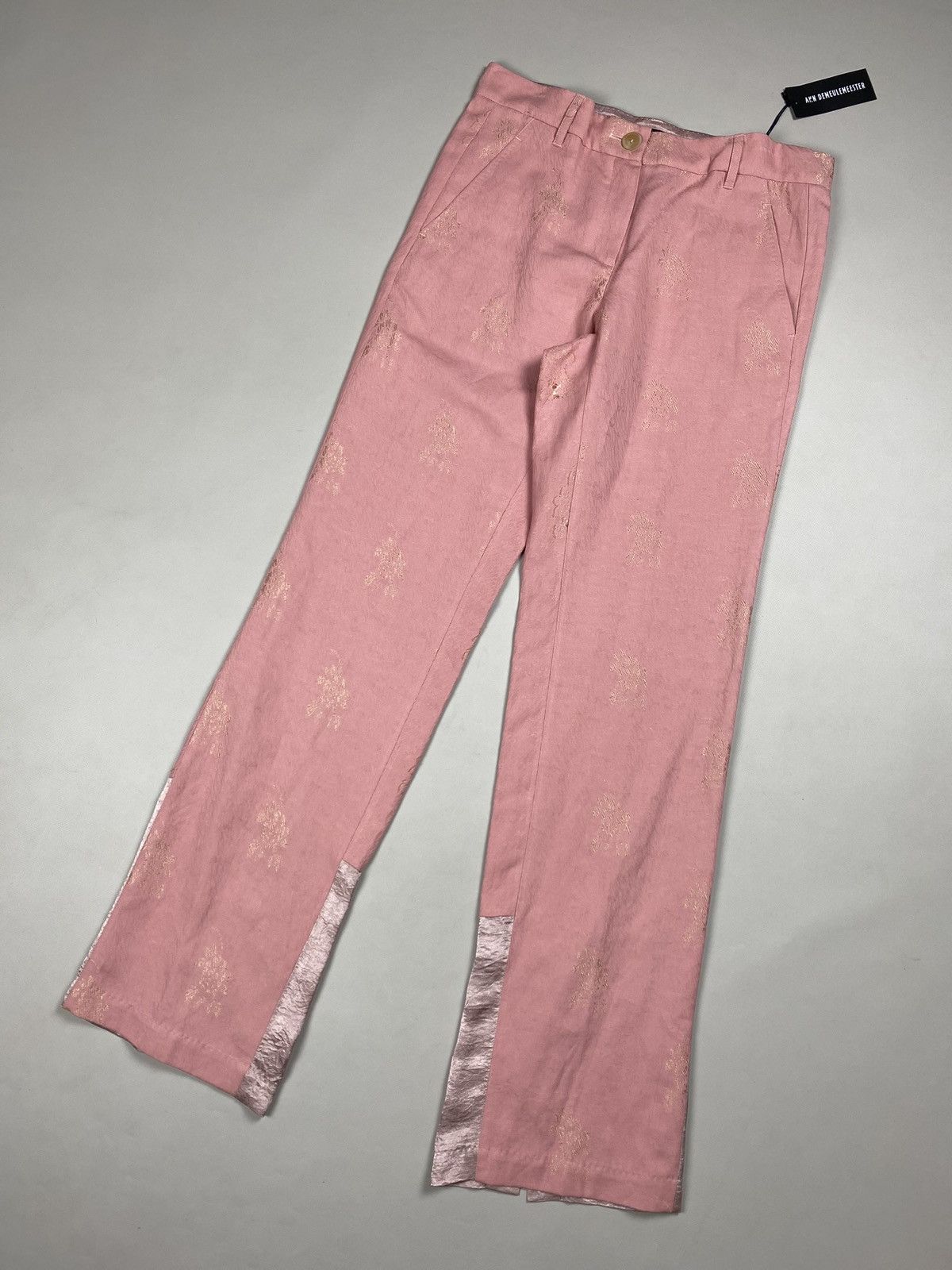 Ann Demeulemeester BNWT! Ann Demeulemeester cotton / linen wide leg dress pants Size 26" / US 2 / IT 38 - 6 Thumbnail