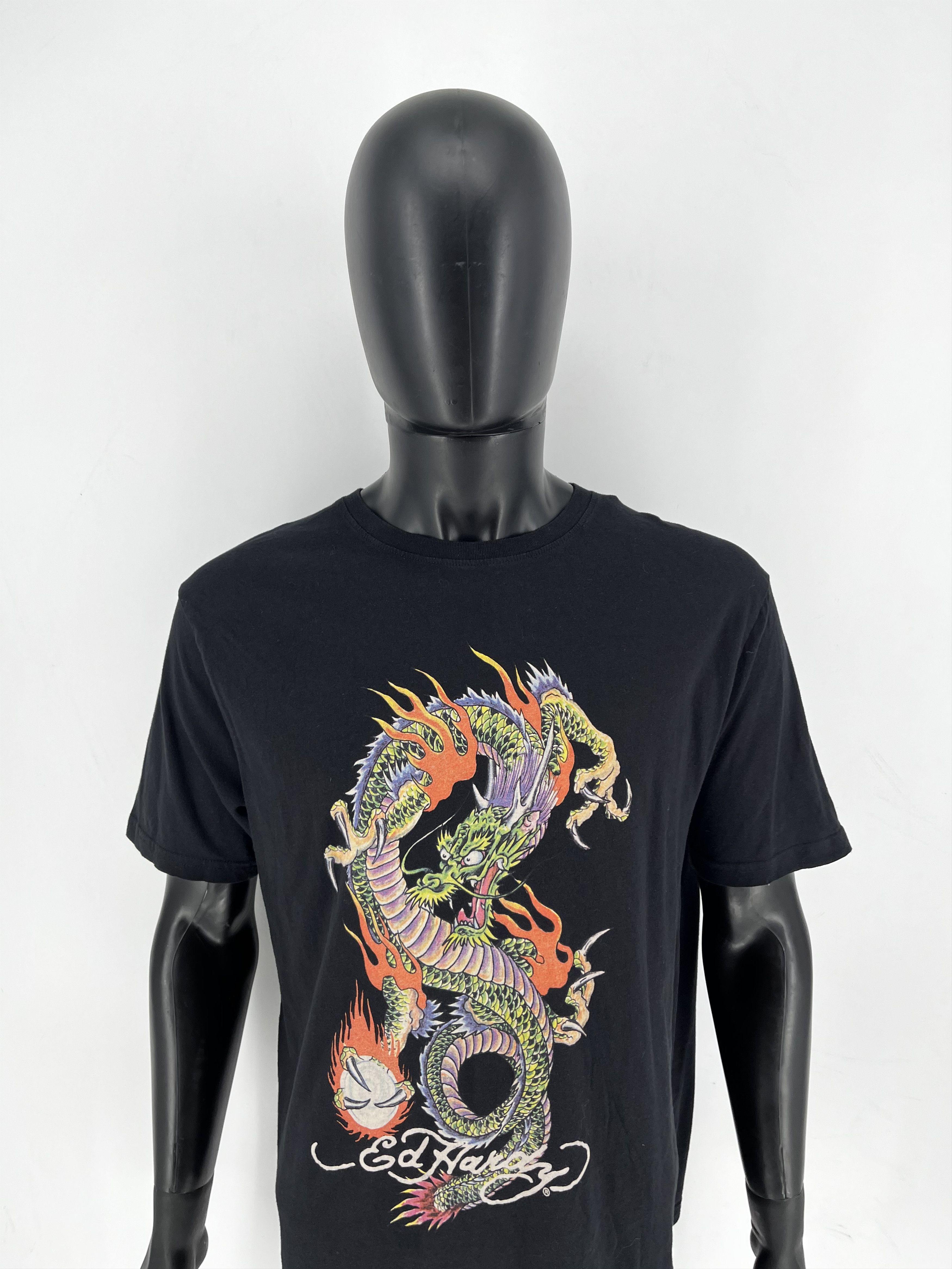 Ed Hardy Vintage Ed Hardy Dragon Graphic Tee Y2K 00s Alternative Size US XL / EU 56 / 4 - 6 Thumbnail