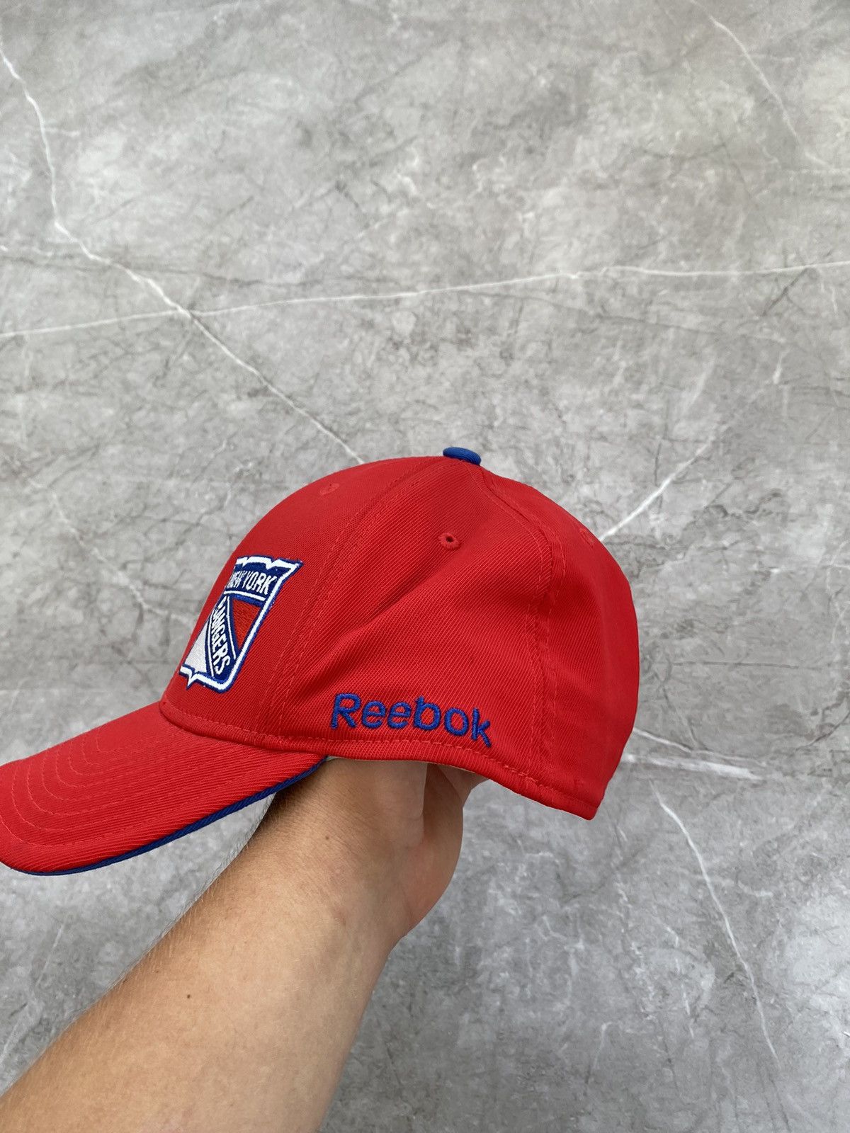 Reebok Vintage Reebok NHL New York NY Rangers Nylon Cap Hockey Y2K Size ONE SIZE - 5 Thumbnail