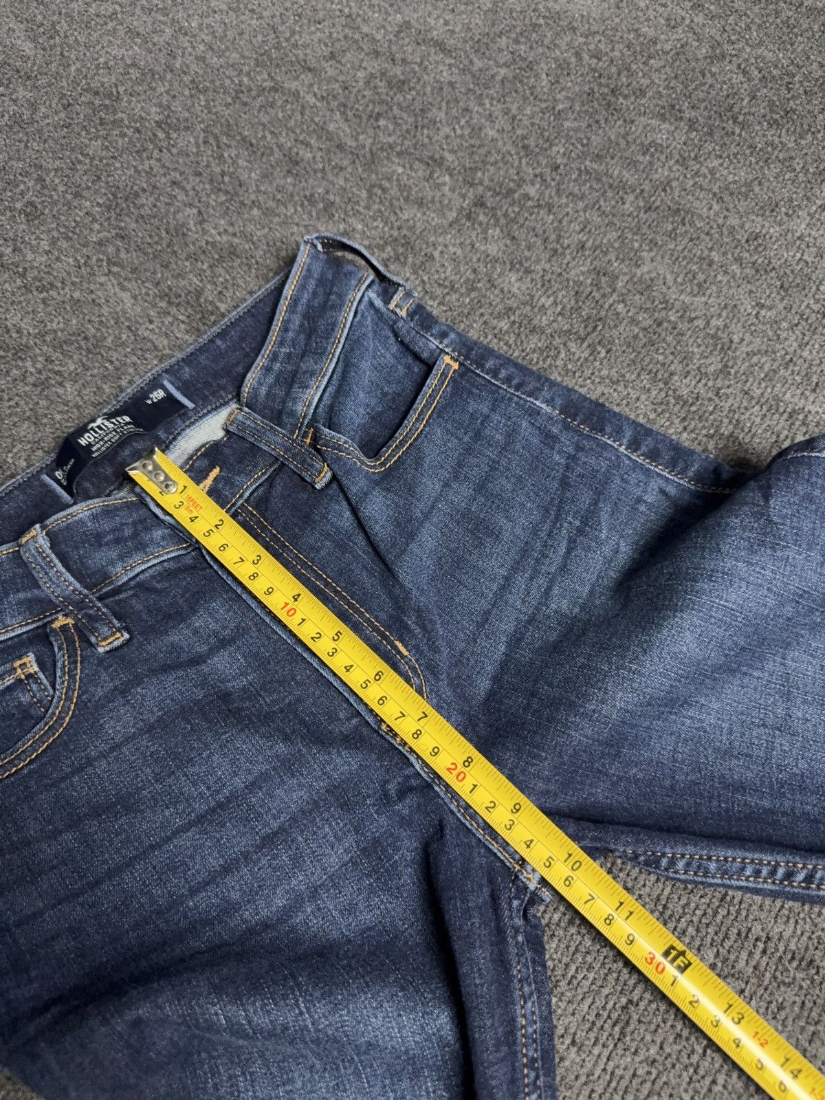 Hollister Hollister Avant Garde Ultra High Rise Flare Denim Jeans W25R Size 25" / US 0 / IT 36 - 18 Thumbnail