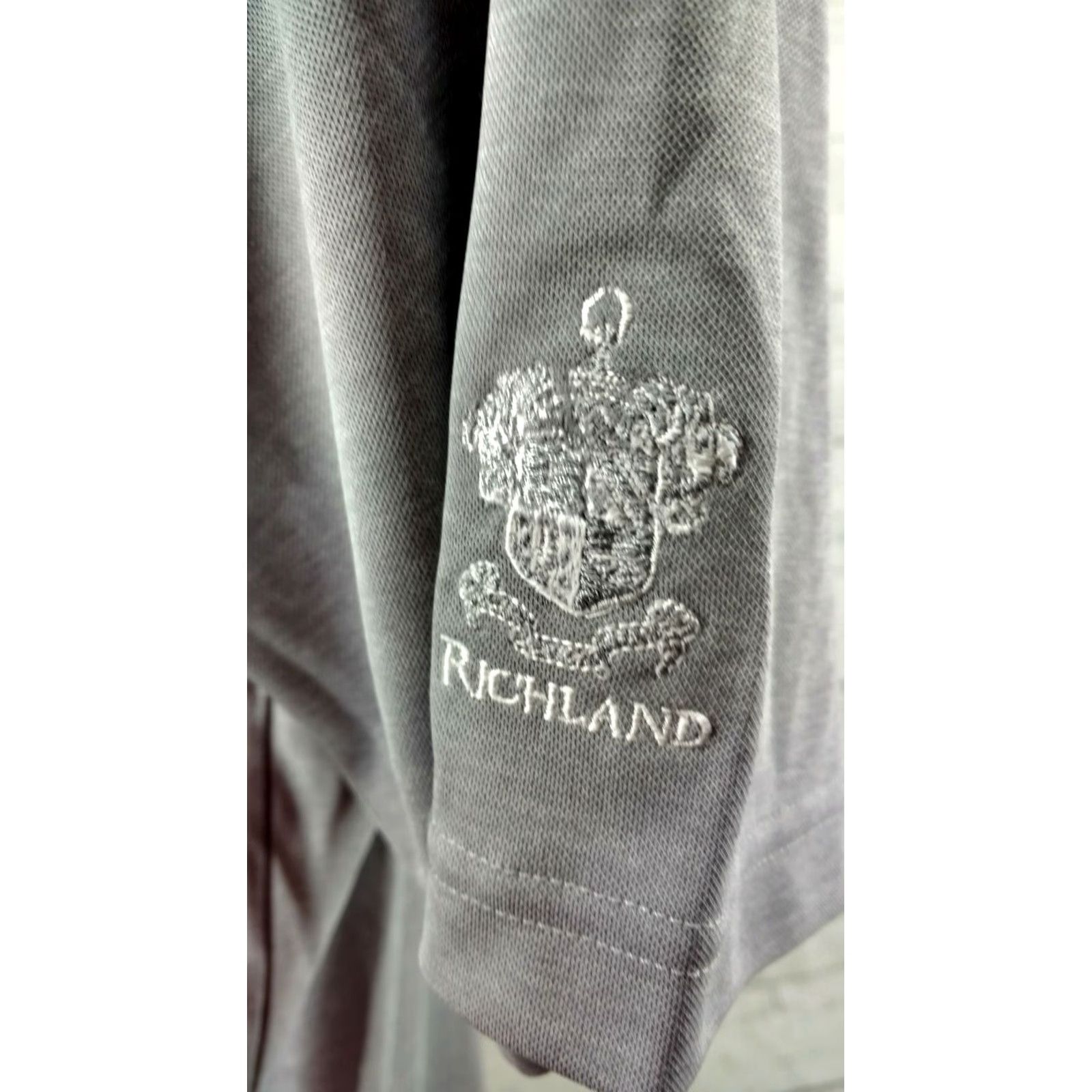 Footjoy Footjoy Mens XL Gray Richland Golf Polo Shirt Size US XL / EU 56 / 4 - 3 Thumbnail