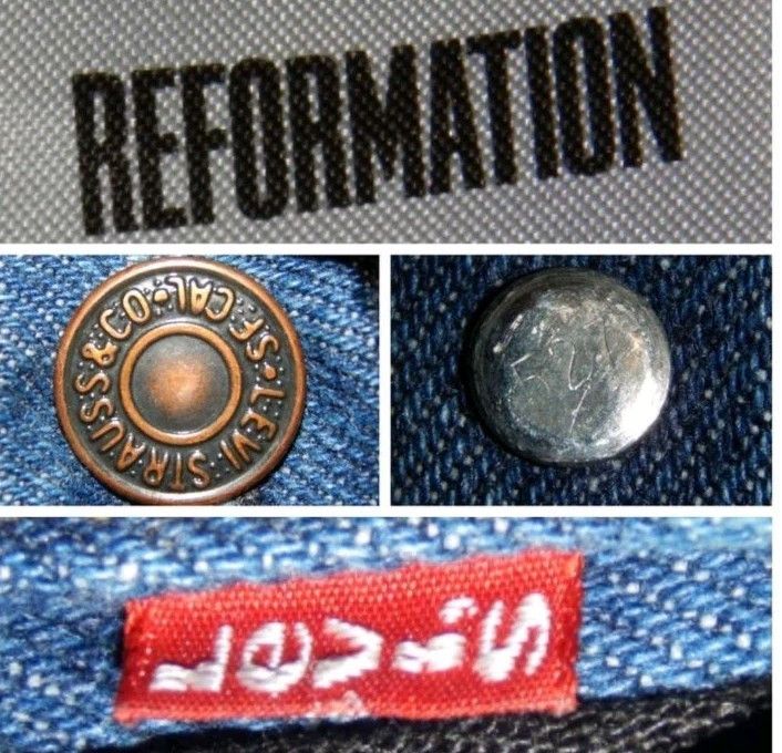 Levi's × Levi's Vintage Clothing × Reformation Vintage Reformation Levi's Denim Blue Jacket Sz Xs/S Size S / US 4 / IT 40 - 2 Thumbnail