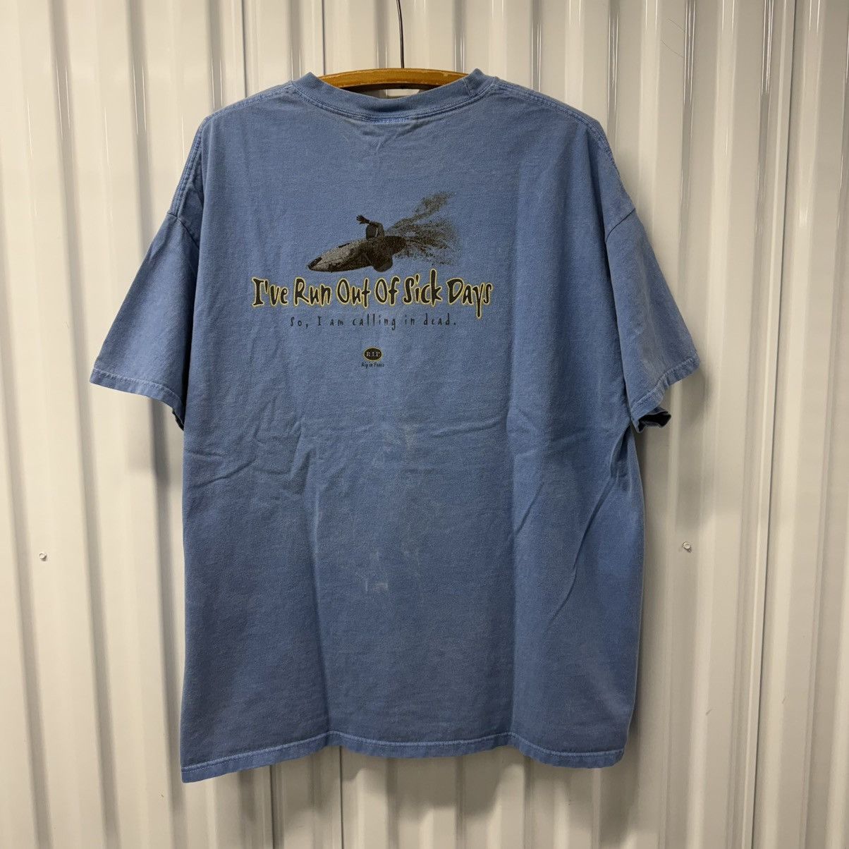 Japanese Brand × Life's a Beach × Vintage Vintage RARE RIP In Peace Surf Baggy Boxy Graphic Tee Size US XL / EU 56 / 4 - 8 Thumbnail
