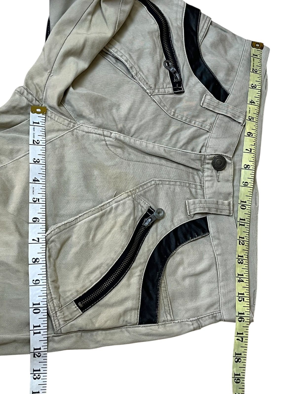 PPFM SICK🔥JAPANESE PPFM CURVE LEG DISTRESSED PANTS Size US 32 / EU 48 - 15 Thumbnail