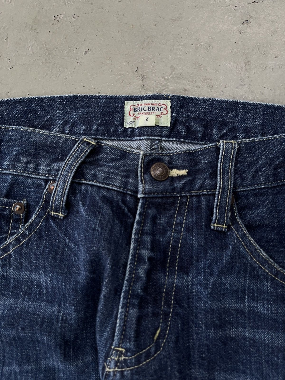 Hysteric Glamour Bric Brac Junya Watanabe Style Distressed Poem Jeans Pants Size US 30 / EU 46 - 3 Thumbnail