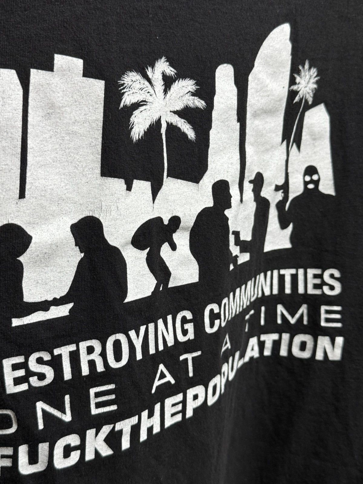 Fuck The Population FTP COMMUNITY TEE (BLACK) Size US XL / EU 56 / 4 - 3 Thumbnail