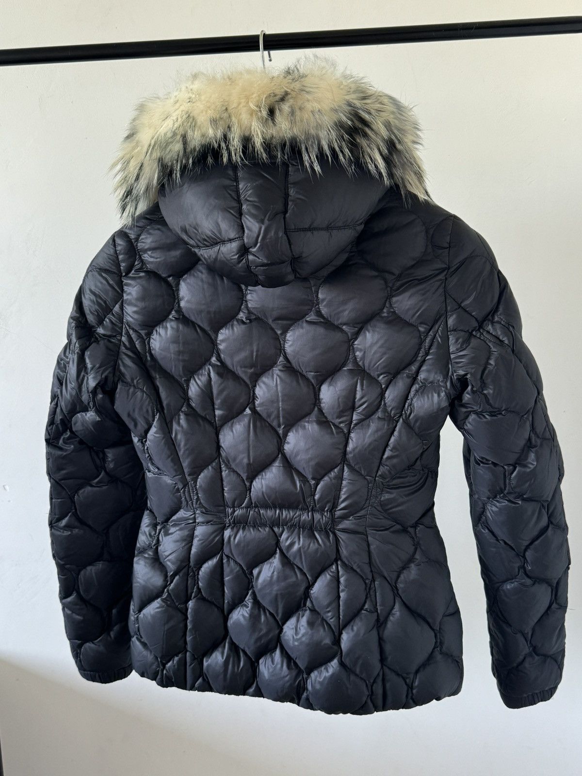 Moncler Moncler Gresfur black puffer hooded quilted jacket fur Size S / US 4 / IT 40 - 3 Thumbnail