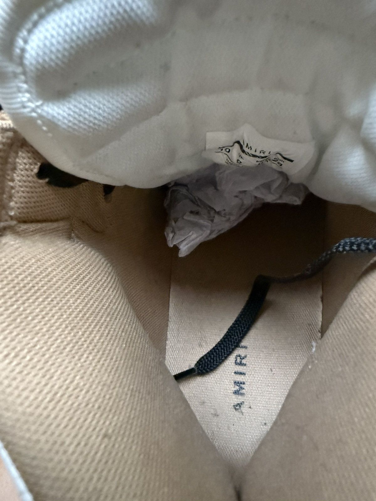 Amiri Amiri skeledunk hi tops Size US 10 / EU 43 - 9 Thumbnail