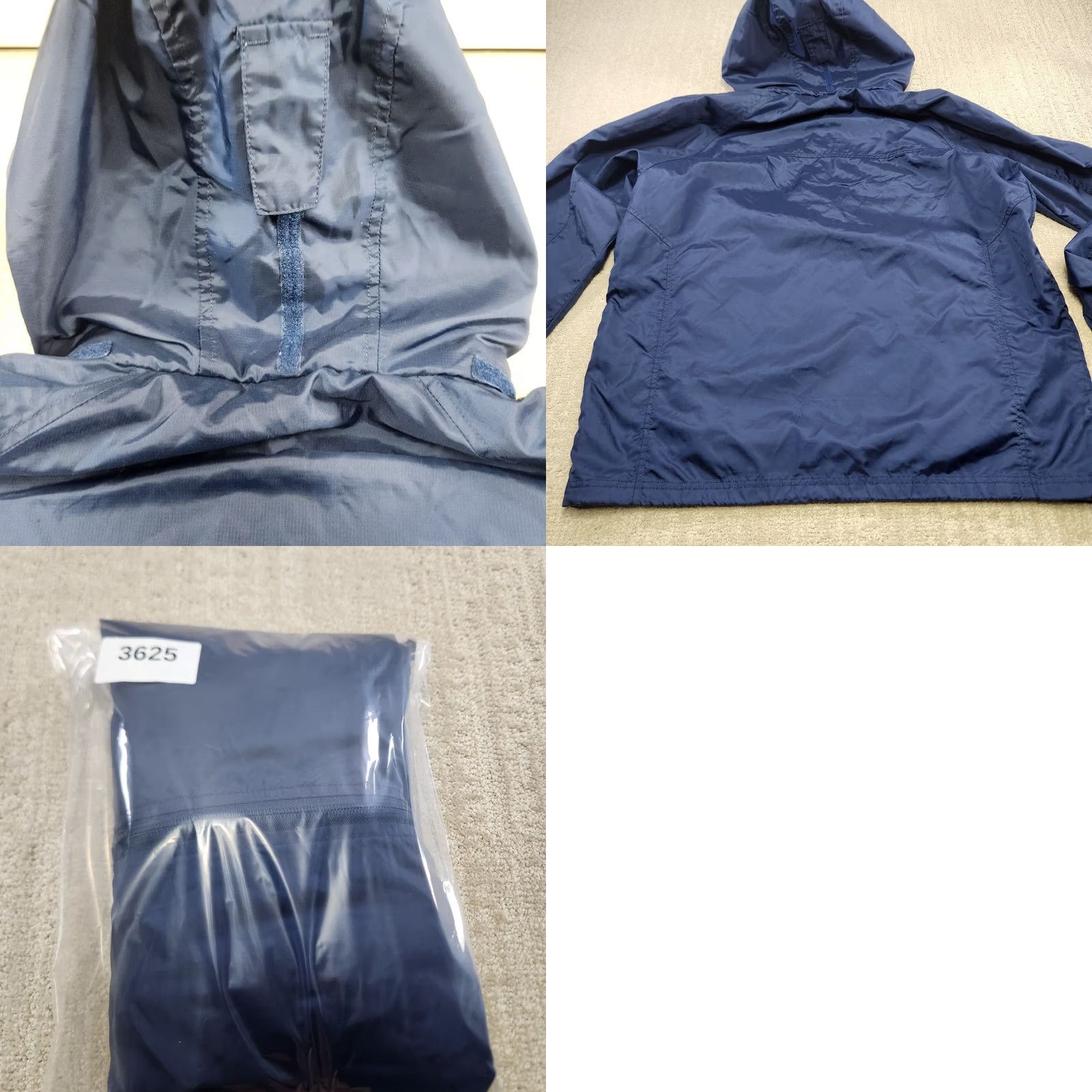 Vintage ll bean Jacket Windbreaker Mens Medium Ripstop Nylon Blue Pullover 1/4 Zip Size M / US 6-8 / IT 42-44 - 8 Thumbnail