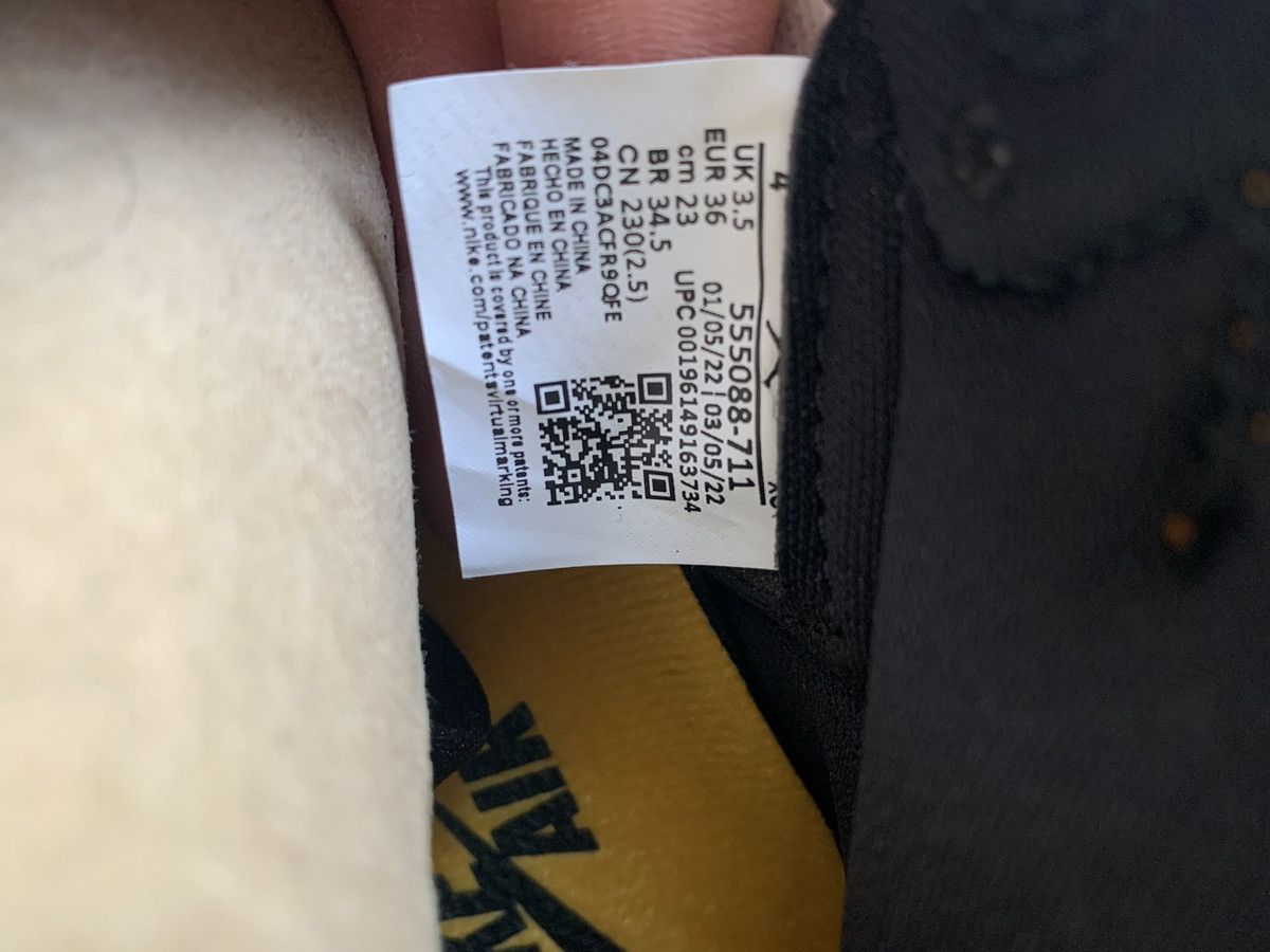 Nike Air Jordan 1 Retro High TAXI Yellow Toe Size US 5.5 / IT 35.5 - 9 Thumbnail