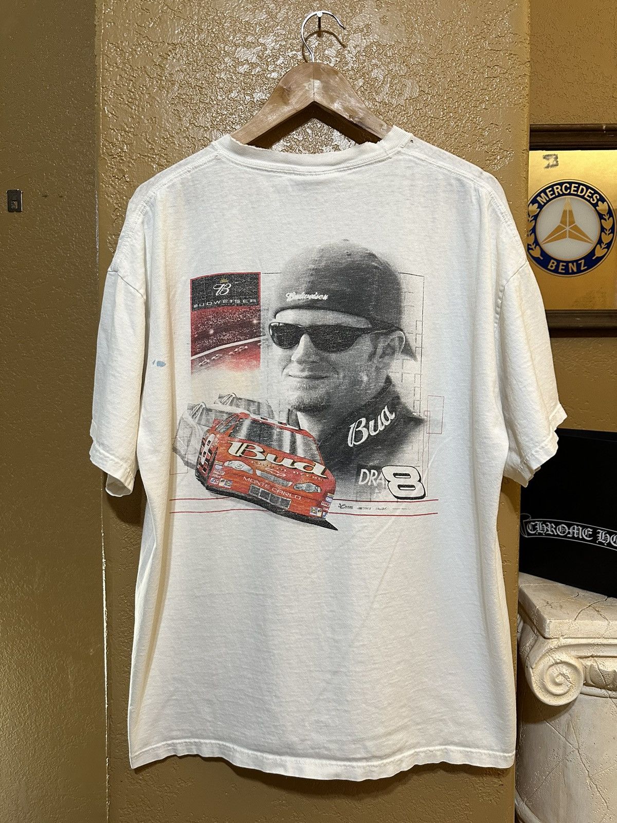 NASCAR × Vintage Vintage NASCAR Budweiser Dale Earnhardt Jr Pocket T Shirt Size US L / EU 52-54 / 3 - 1 Thumbnail