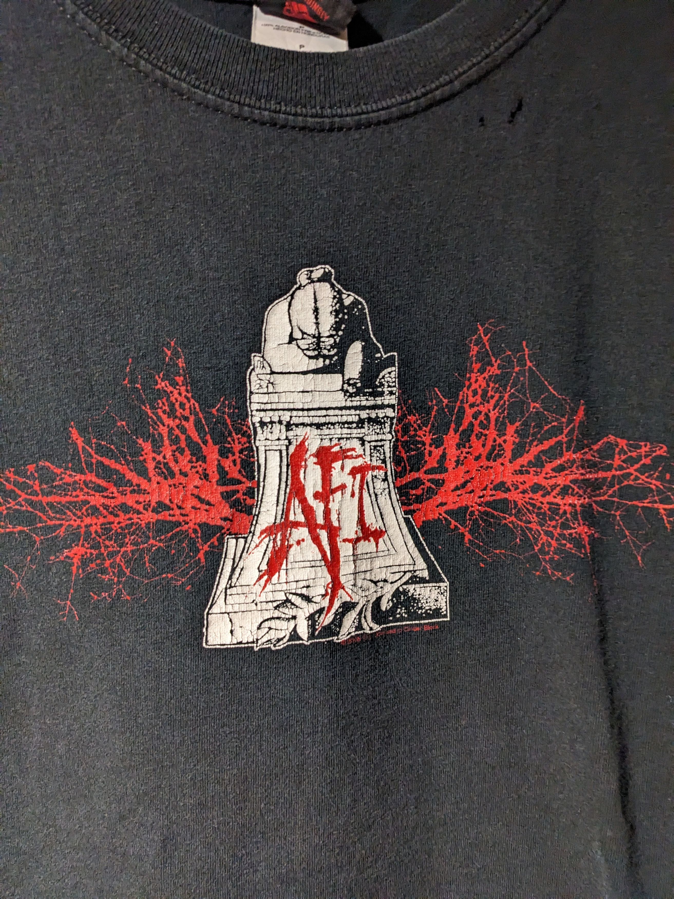 Band Tees Vintage 2005 AFI Cinder Block Post Hardcore Small T-Shirt Size US S / EU 44-46 / 1 - 2 Thumbnail