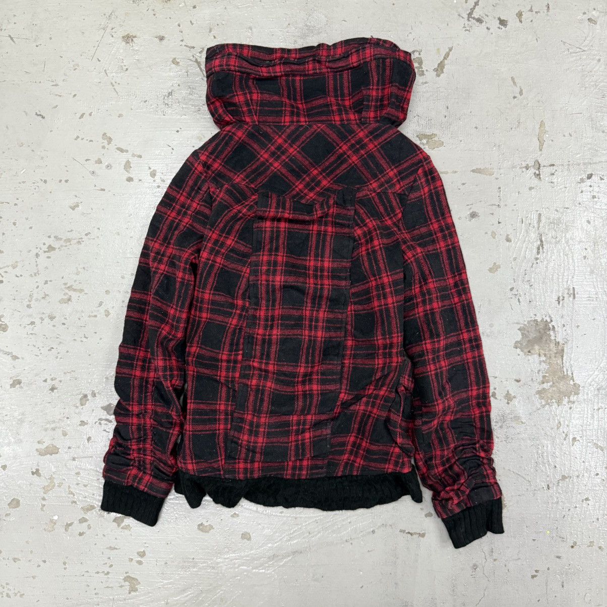 Beauty Beast Seditionaries Punk Gothic Tartan Red Sherpa Shearling Jacket Size US S / EU 44-46 / 1 - 2 Thumbnail