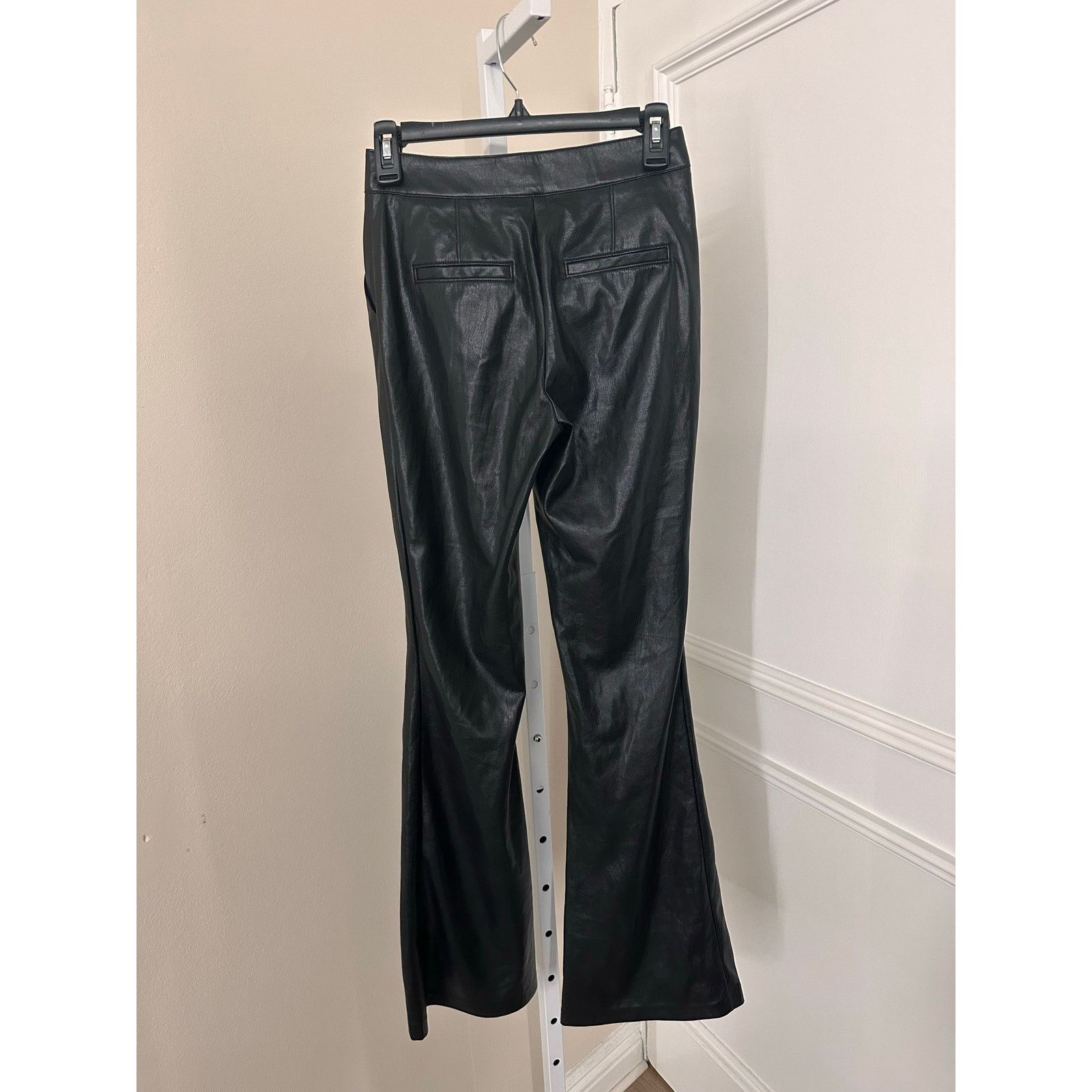 Generation Love NEW NWT Generation Love Rio Vegan Leather Flare Pants size 0 Size 25" / US 0 / IT 36 - 7 Thumbnail