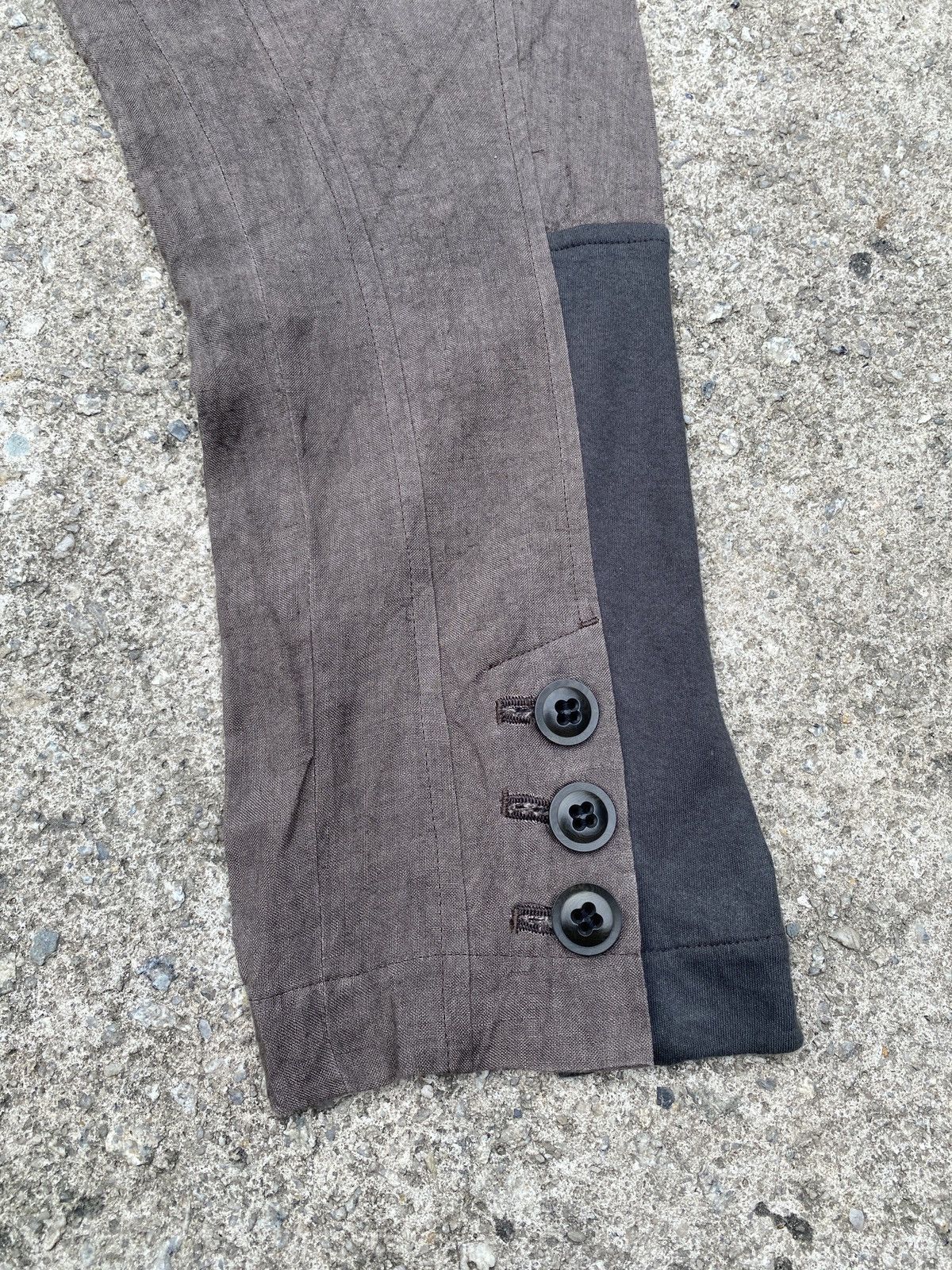 Yohji Yamamoto 1990s - Vintage Y’s Yohji Yamamoto Linen Cropped Pant Size US 30 / EU 46 - 7 Thumbnail