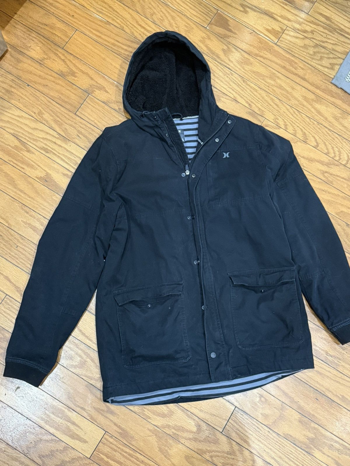 Hurley Hurley Striped Jacket Size US L / EU 52-54 / 3 - 1 Thumbnail