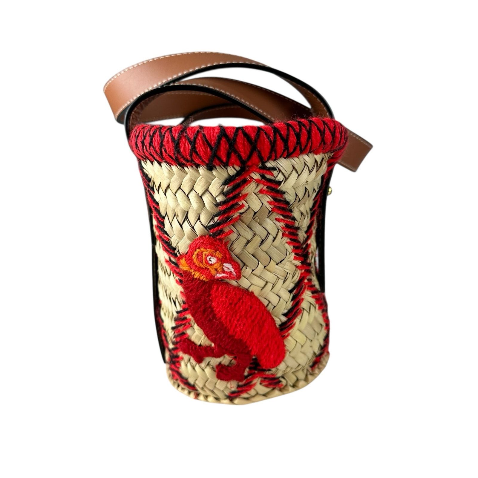 Loewe Loewe Embroidered Basket Bag Size ONE SIZE - 3 Thumbnail