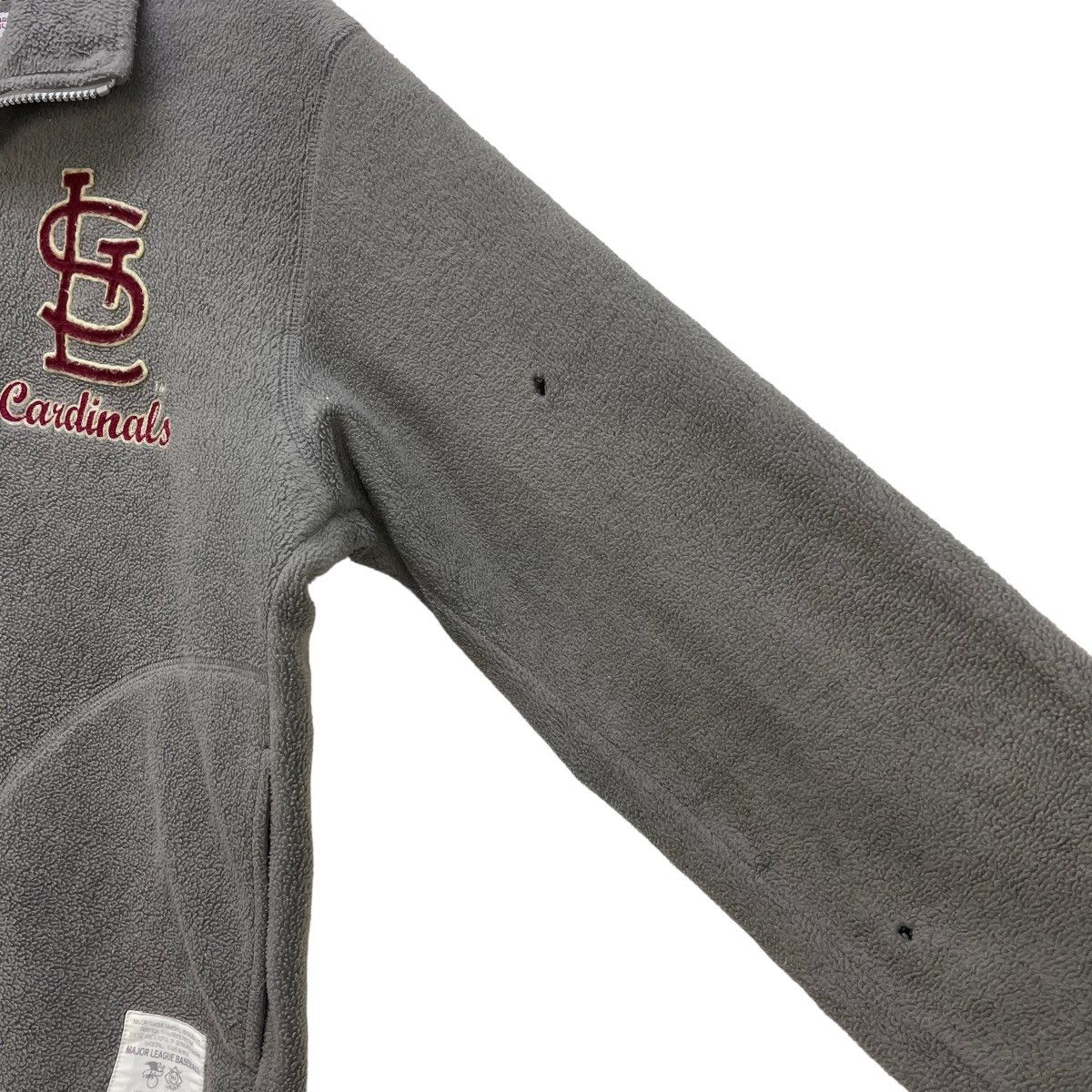 MLB × Vintage 💥Vintage Major League Baseball Cardinal Fleece Jacket Size US M / EU 48-50 / 2 - 4 Thumbnail