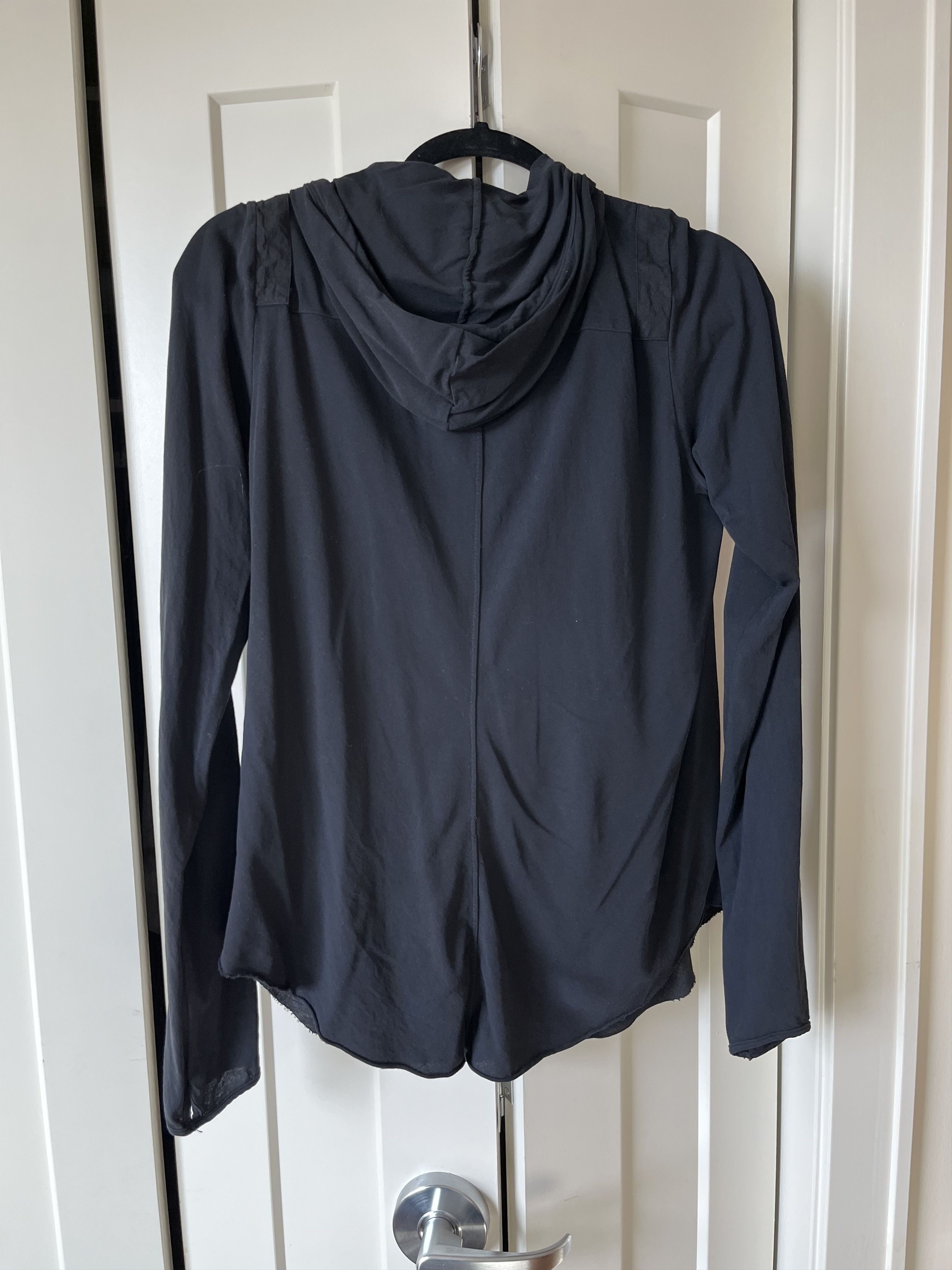 Lost & Found Ria Dunn Ria Dunn Lost & Found Black Biker Hooded Top Size M / US 6-8 / IT 42-44 - 3 Thumbnail